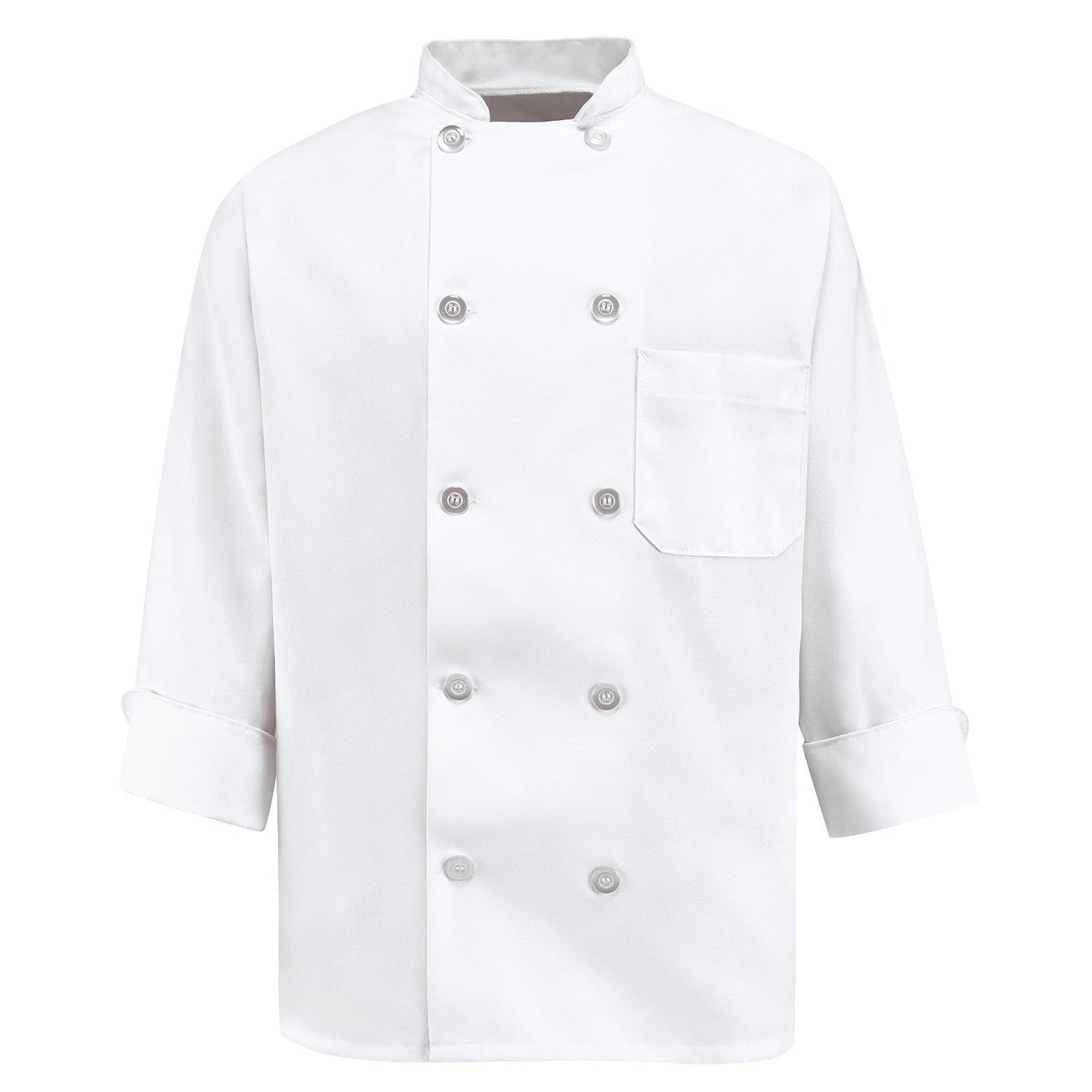 White Chef Coat - Chef Designs - Pearl Button Style