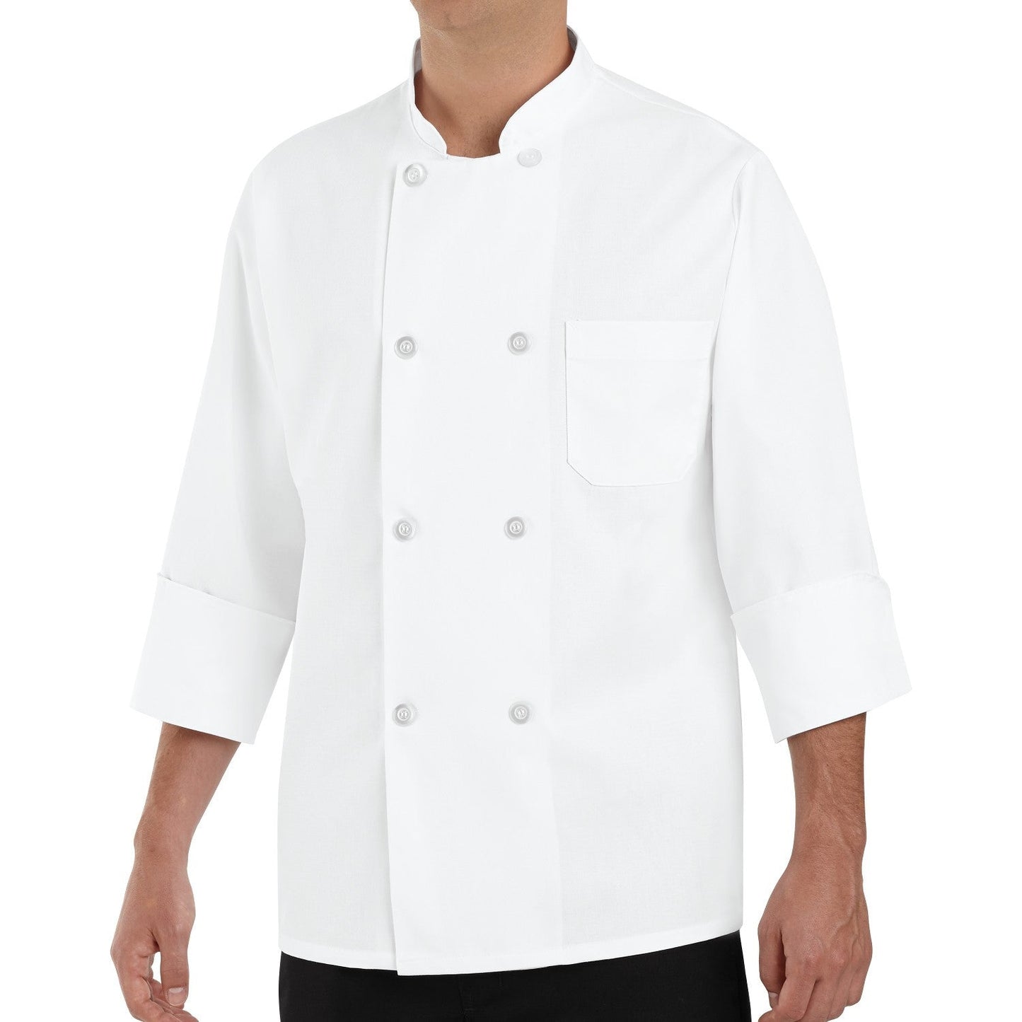 White Chef Coat - Chef Designs - Stain Release
