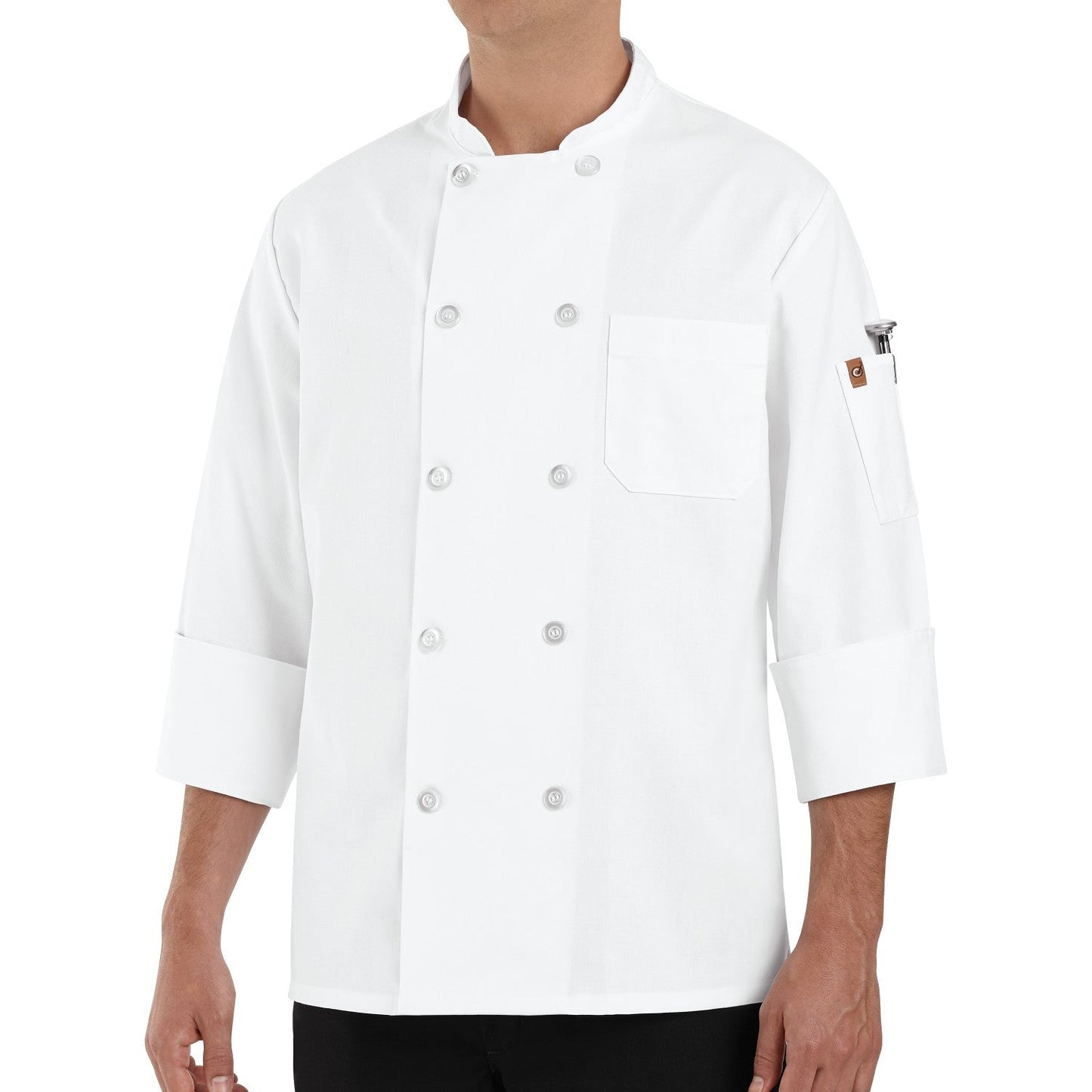 White Chef Coats - Chef Designs - Classic Twill Fabric