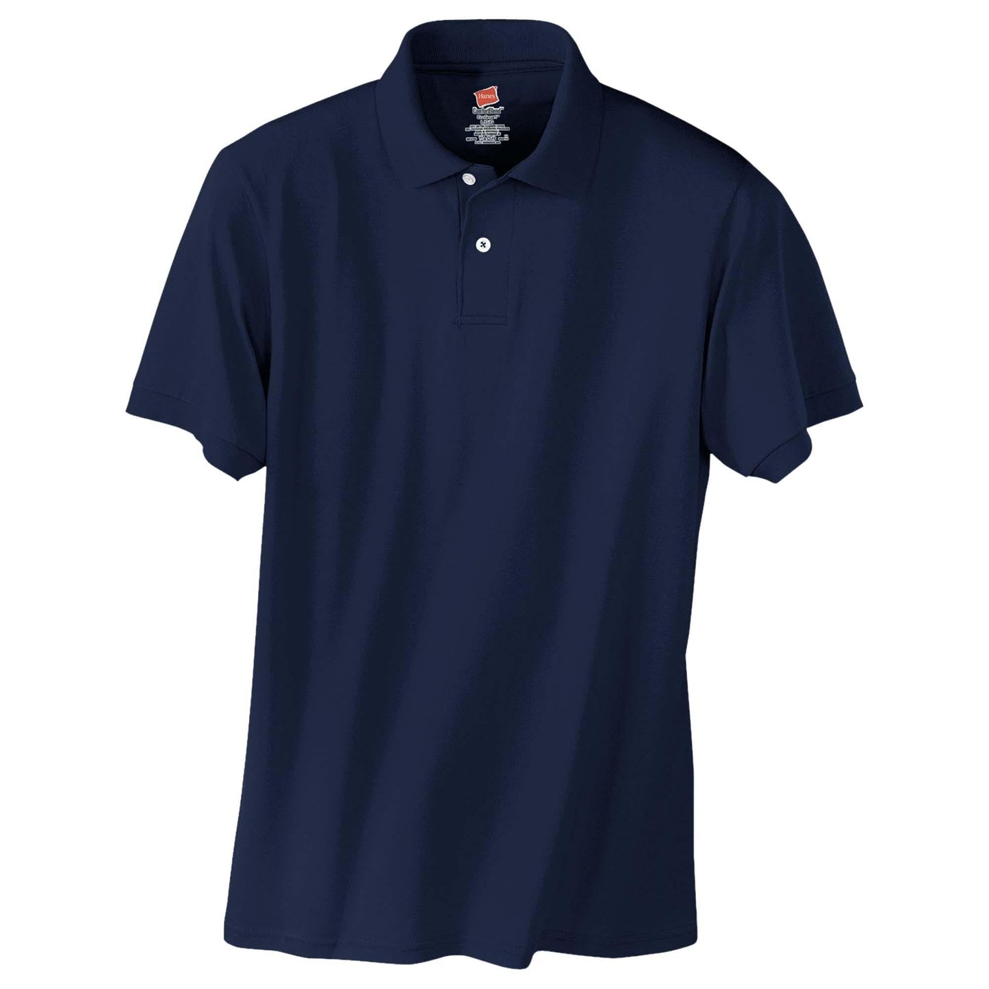Purple Polo Shirt - Hanes - Eco-Friendly Fabric