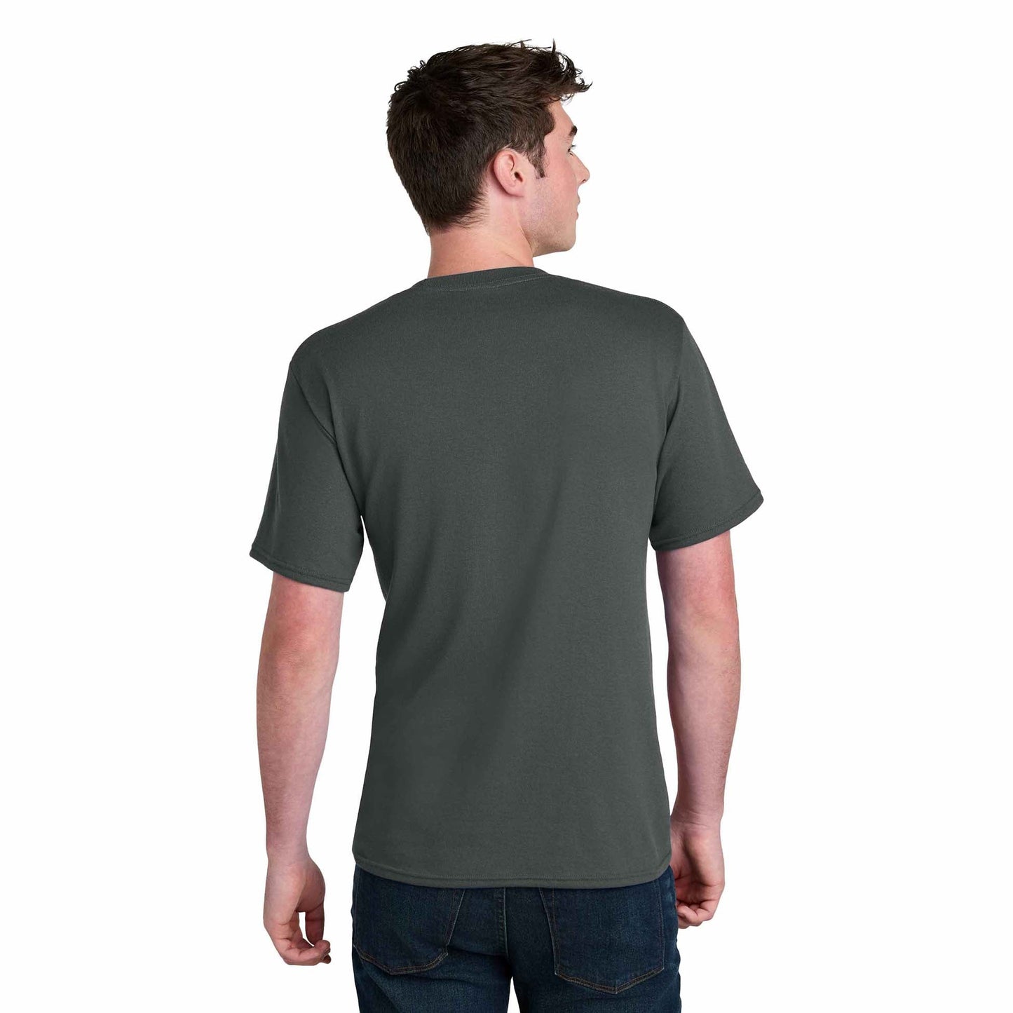 Aquatic Blue T-Shirts - Port & Company - Eco Friendly Cotton