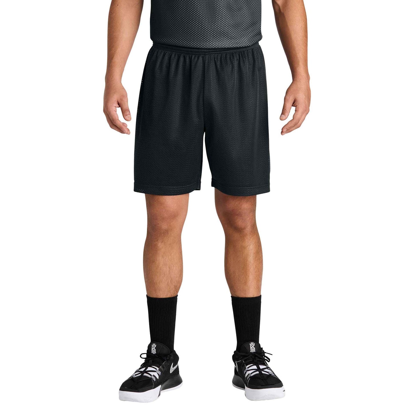 Black Athletic Shorts - Sport-Tek - PosiCharge Mesh