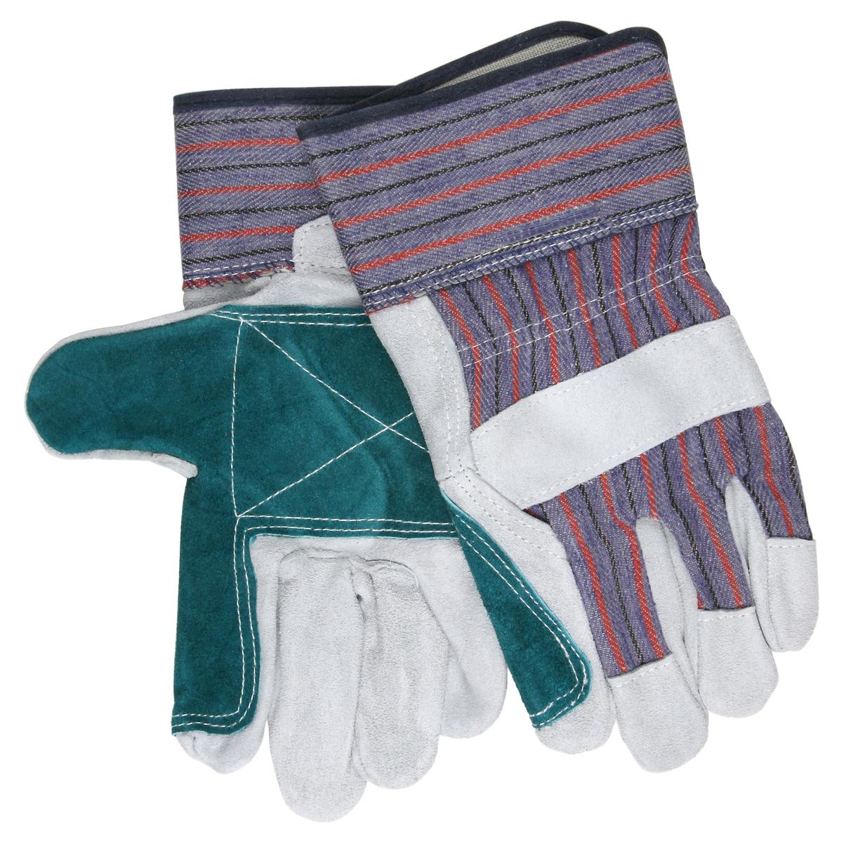 Rubberized Safety Cuff Gloves - MCR Safety - Leather Durable