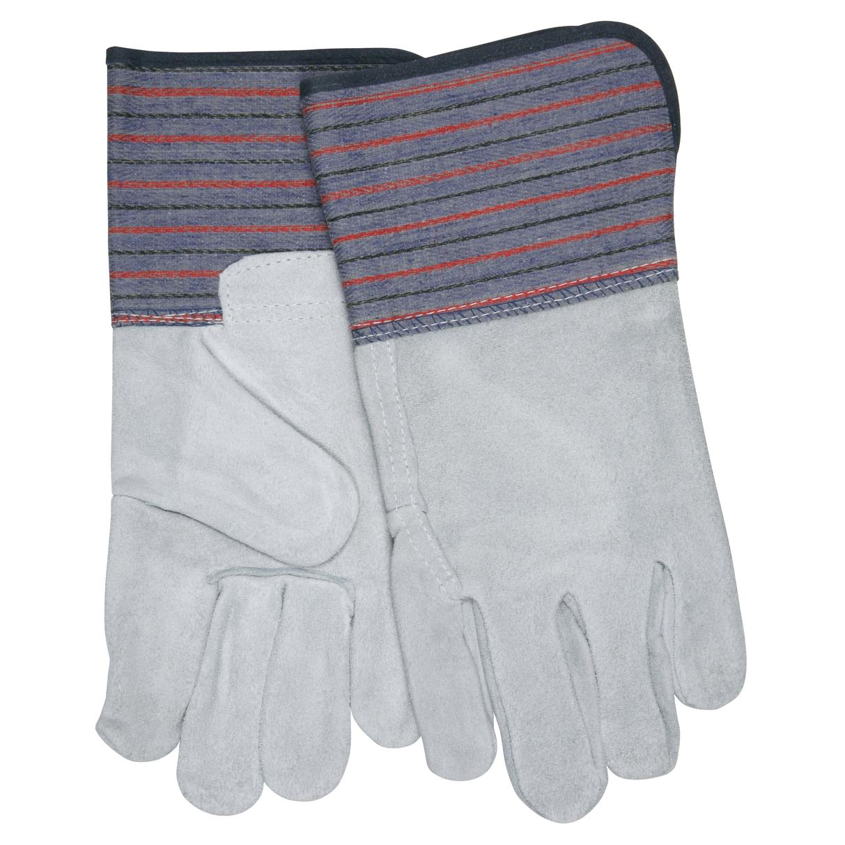 Full Leather Back Gloves - MCR Safety - Durable Leather