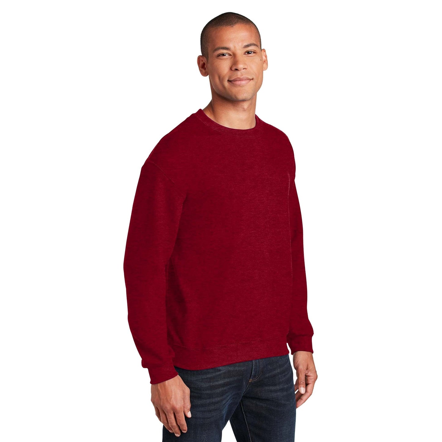 Safety Pink Sweatshirt - Gildan - Cozy Blend