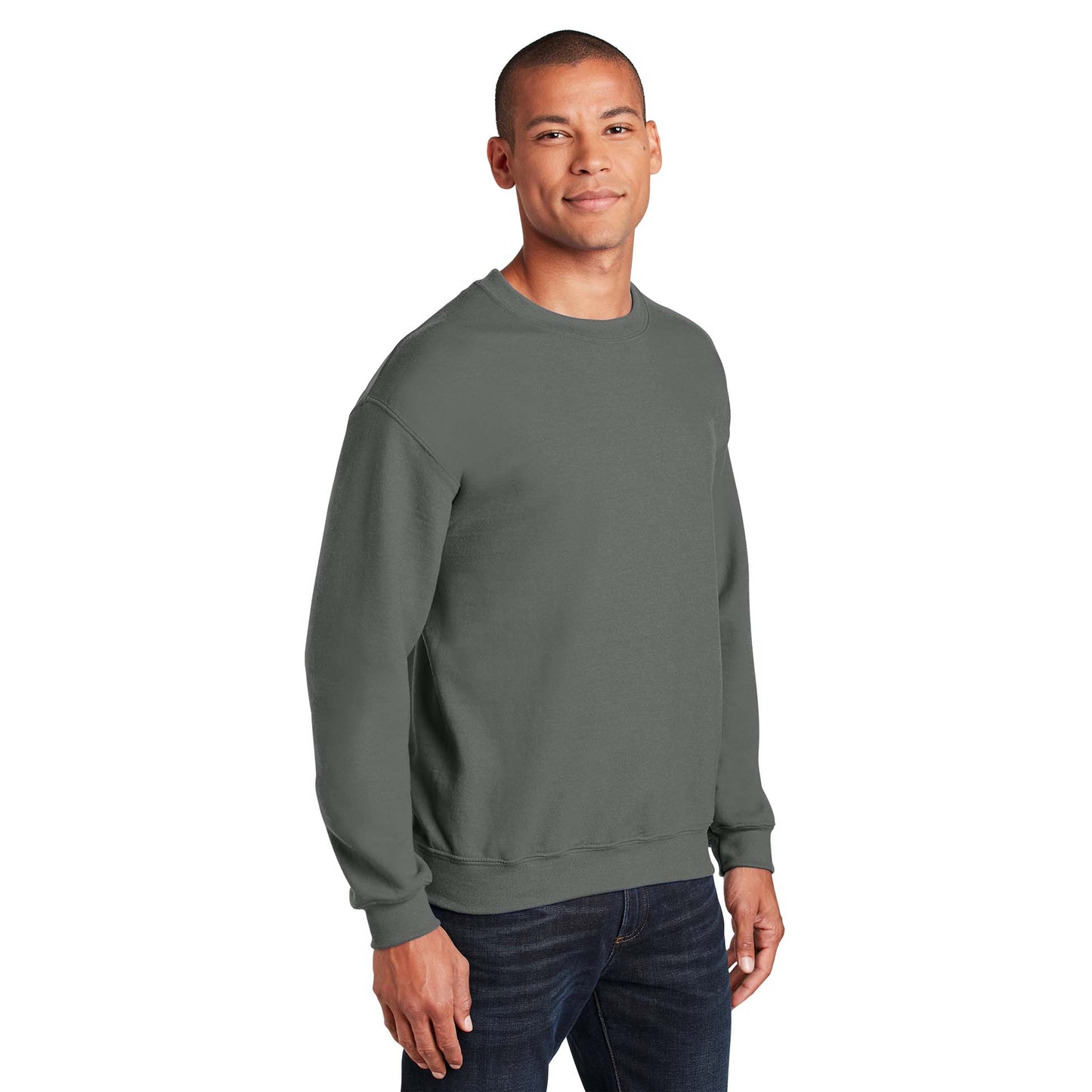 Safety Pink Sweatshirt - Gildan - Cozy Blend