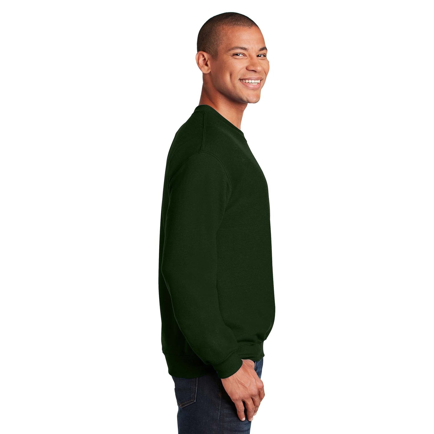 Safety Pink Sweatshirt - Gildan - Cozy Blend
