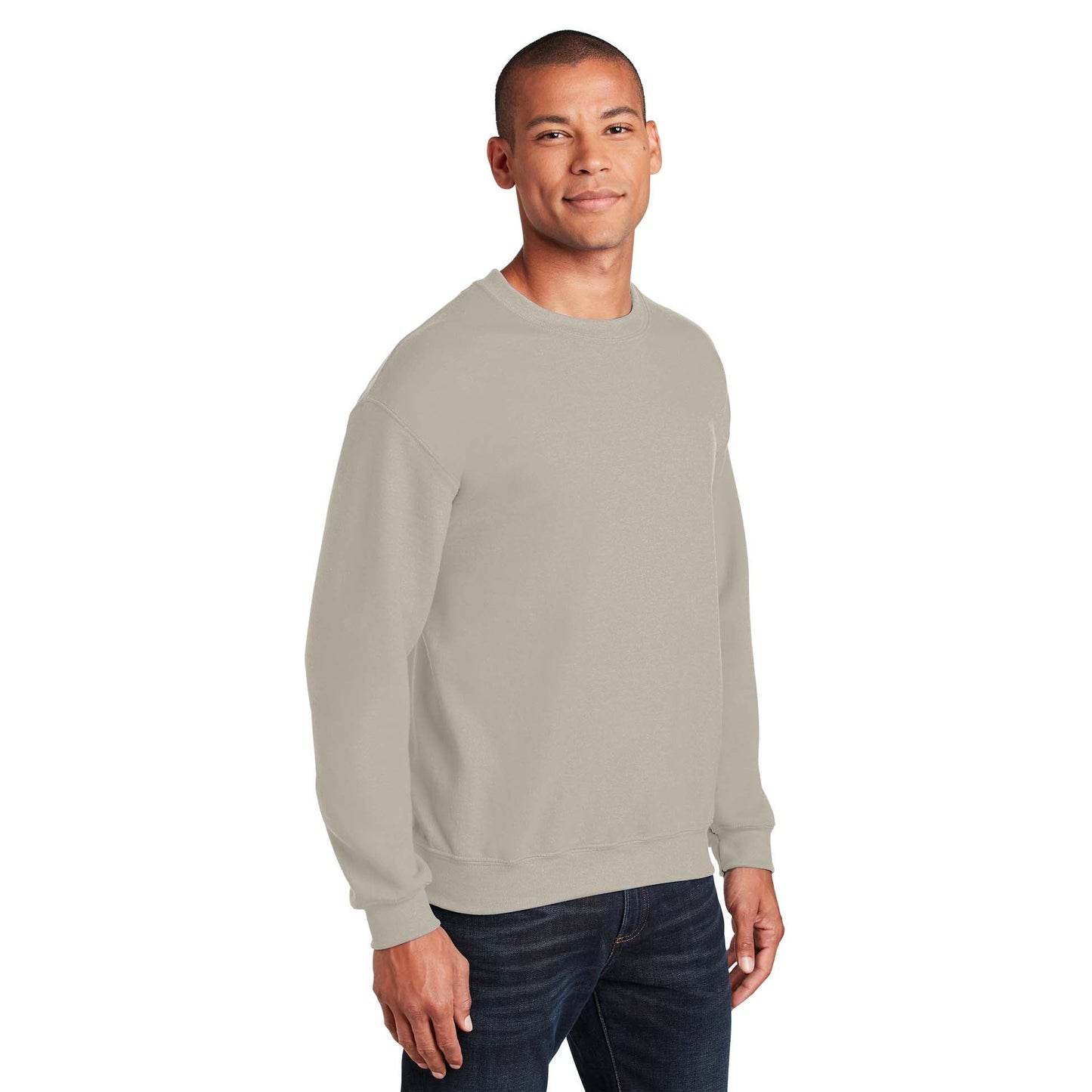 Safety Pink Sweatshirt - Gildan - Cozy Blend