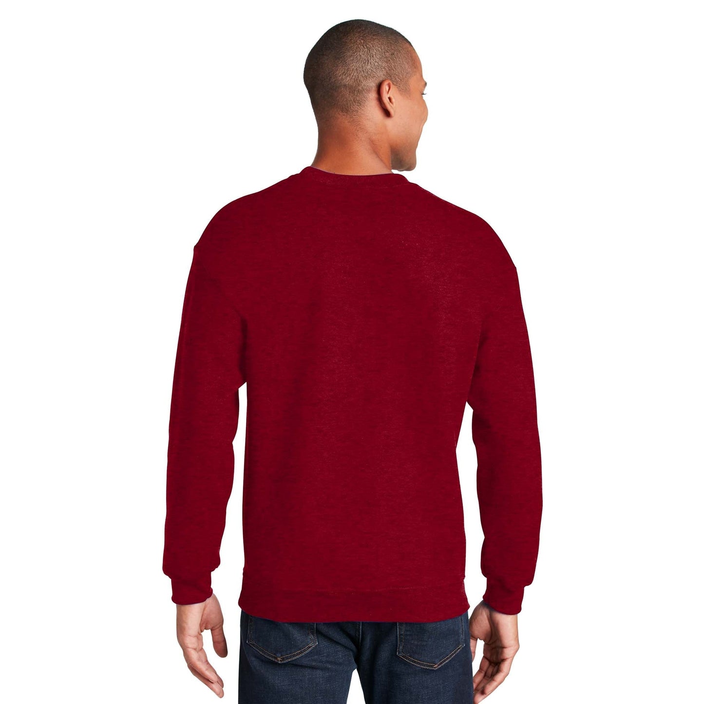 Safety Pink Sweatshirt - Gildan - Cozy Blend