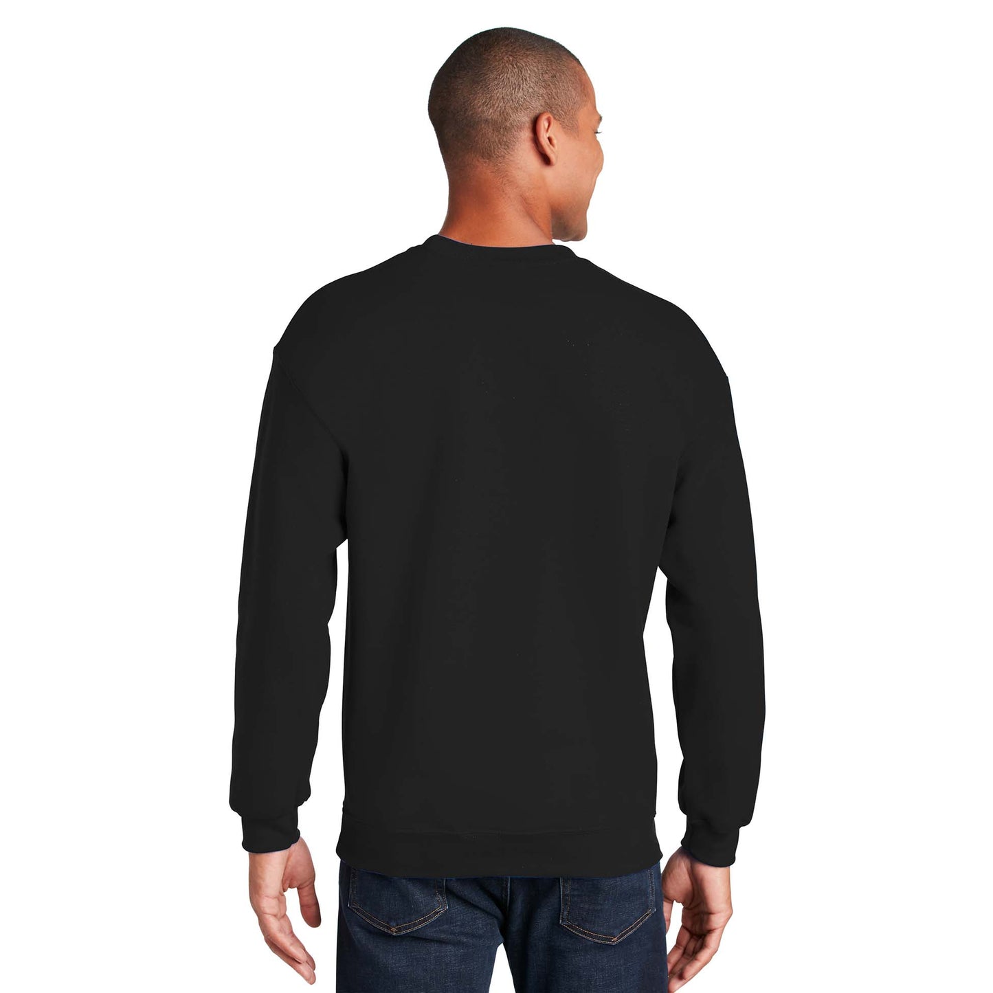 Safety Pink Sweatshirt - Gildan - Cozy Blend