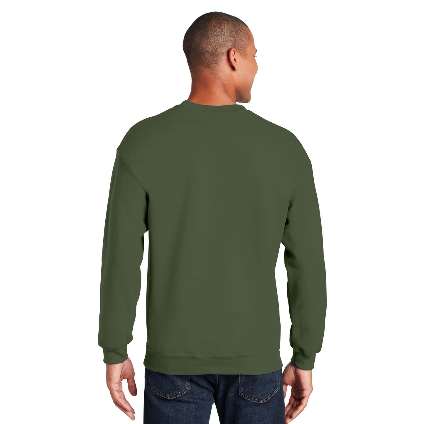 Safety Pink Sweatshirt - Gildan - Cozy Blend