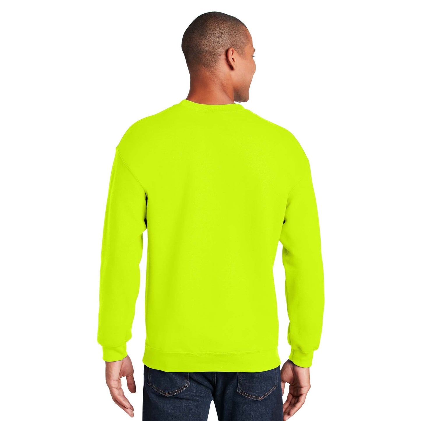 Safety Pink Sweatshirt - Gildan - Cozy Blend