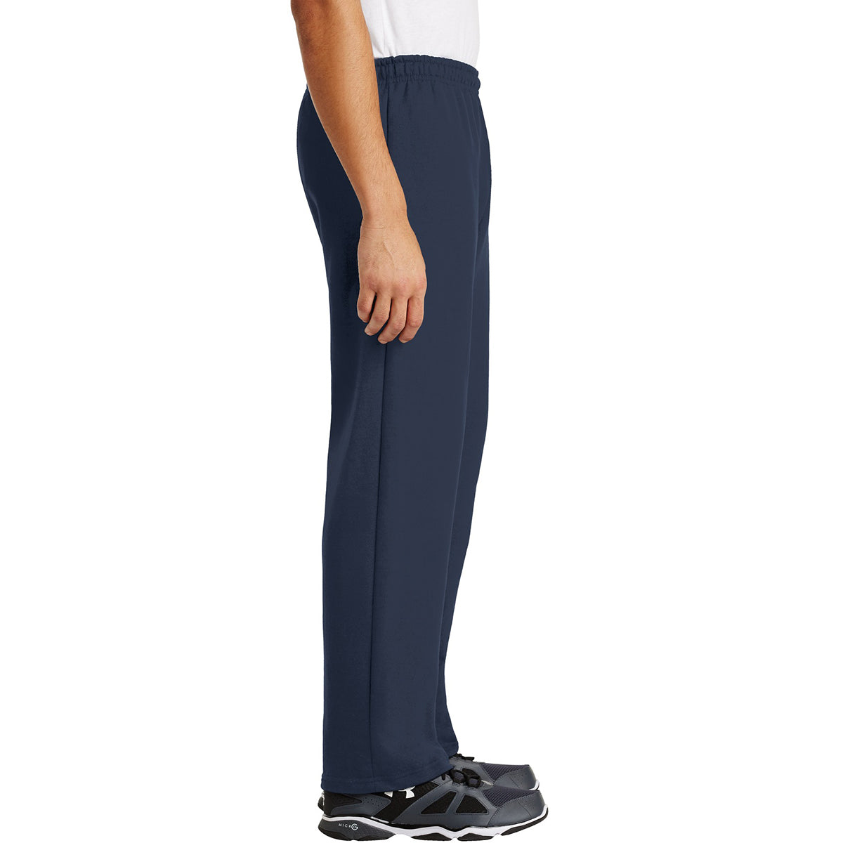 Black Sweatpants - Gildan - Comfortable Open Bottom