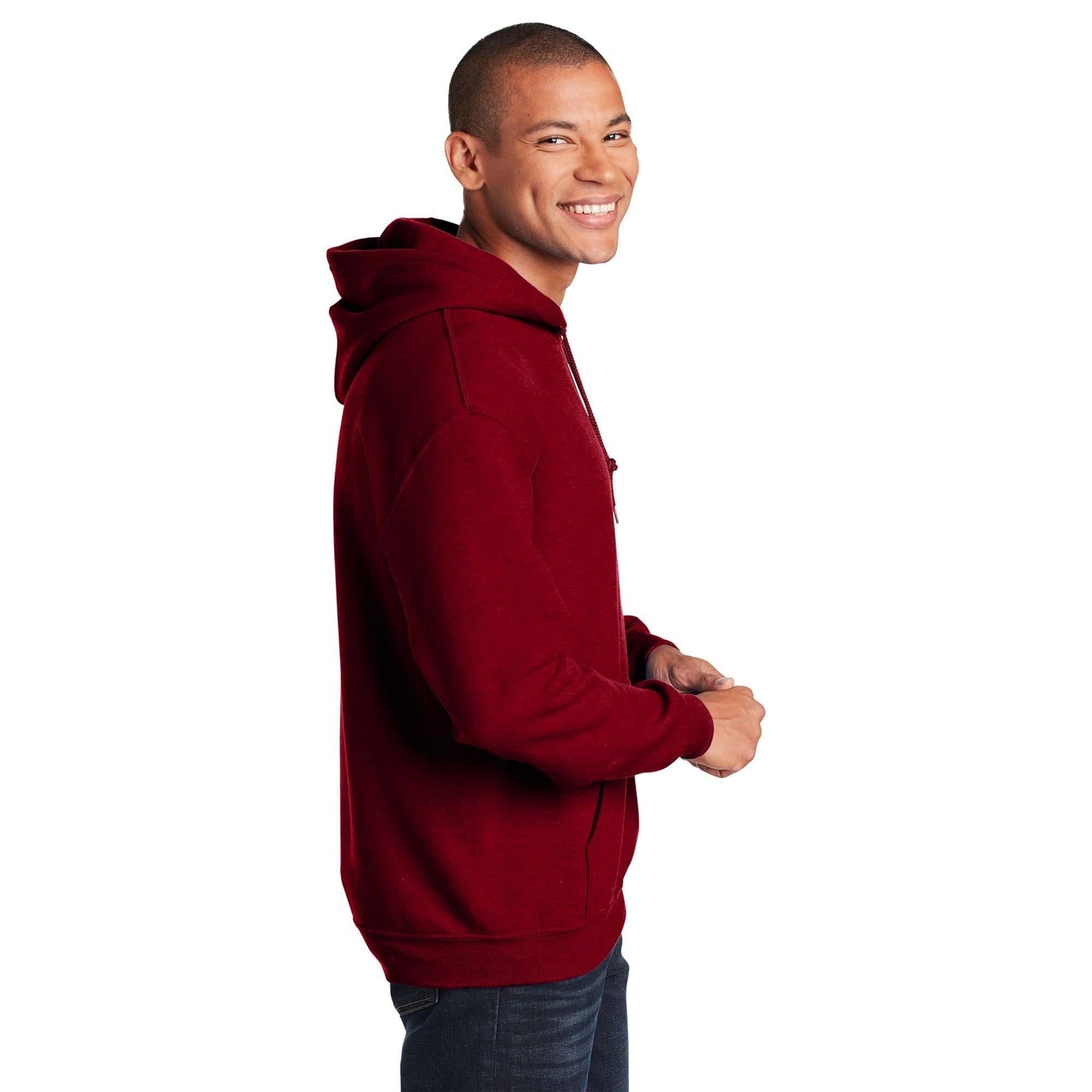 Safety Pink Sweatshirt - Gildan - Cozy Design - Warm Fabric