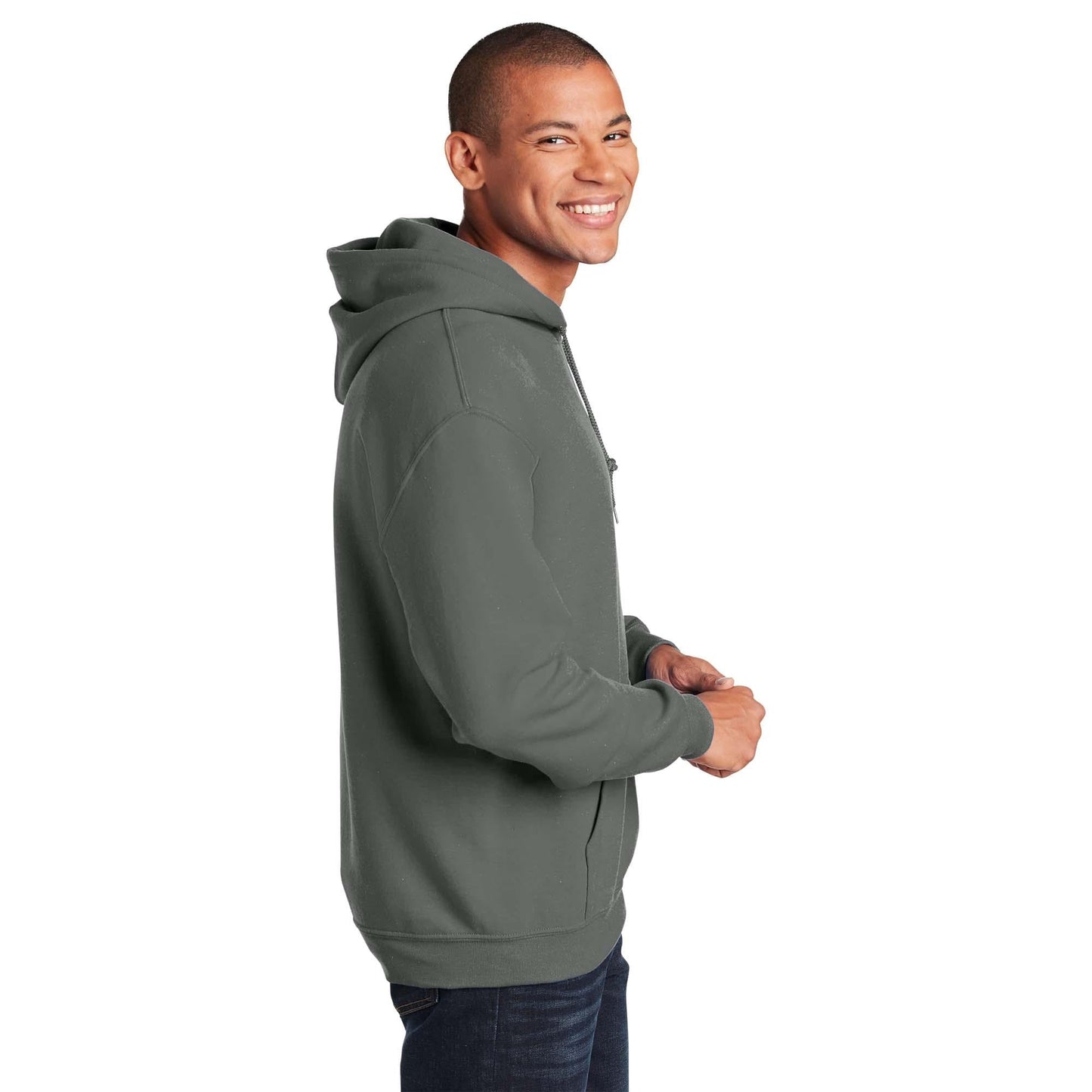Safety Pink Sweatshirt - Gildan - Cozy Design - Warm Fabric