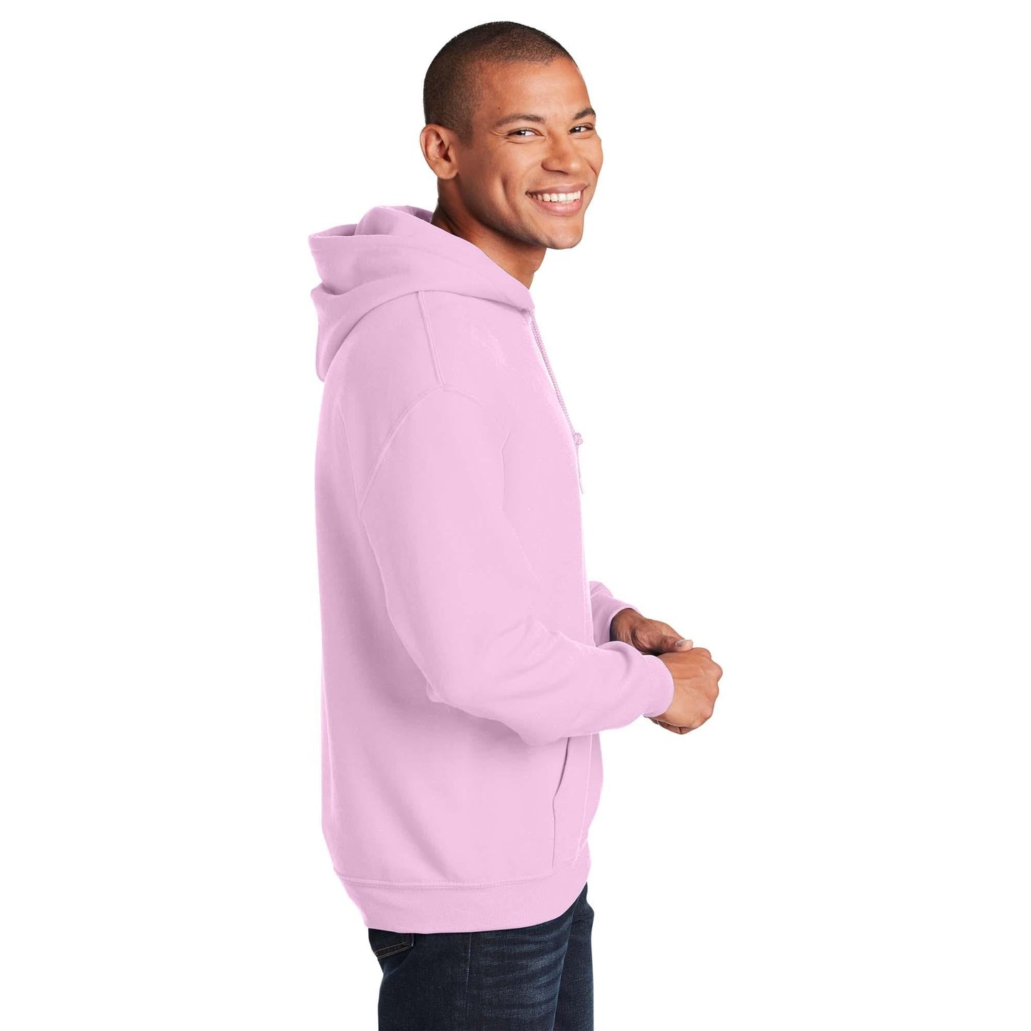 Safety Pink Sweatshirt - Gildan - Cozy Design - Warm Fabric