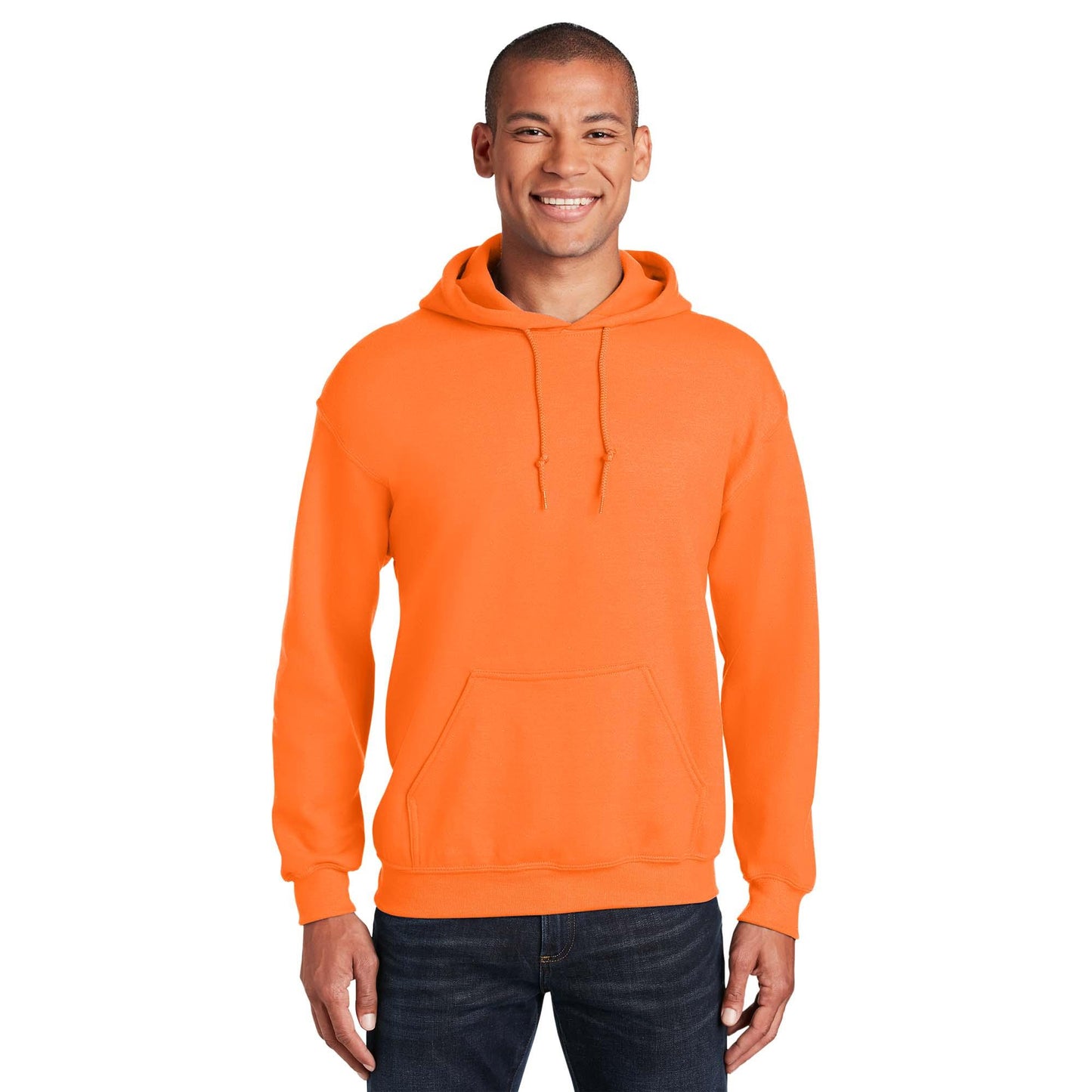 Safety Pink Sweatshirt - Gildan - Cozy Design - Warm Fabric