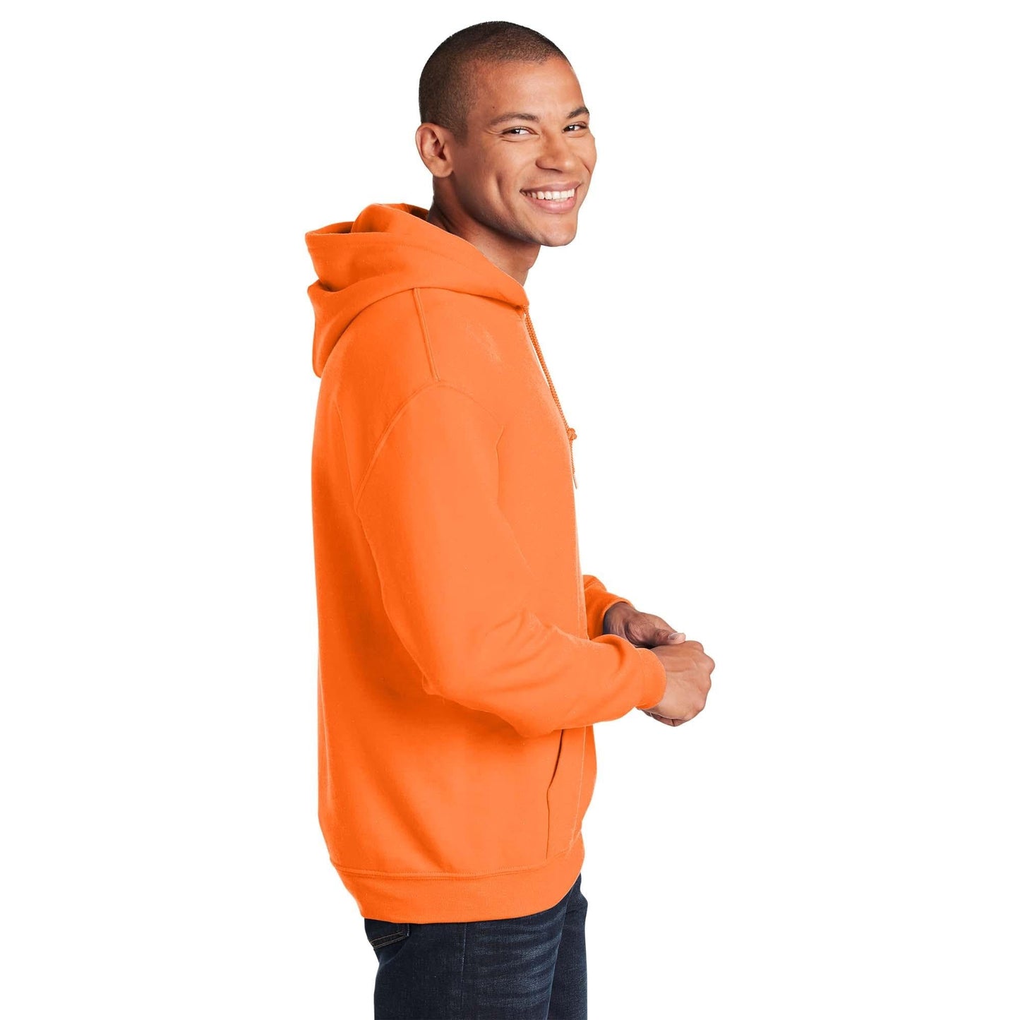 Safety Pink Sweatshirt - Gildan - Cozy Design - Warm Fabric