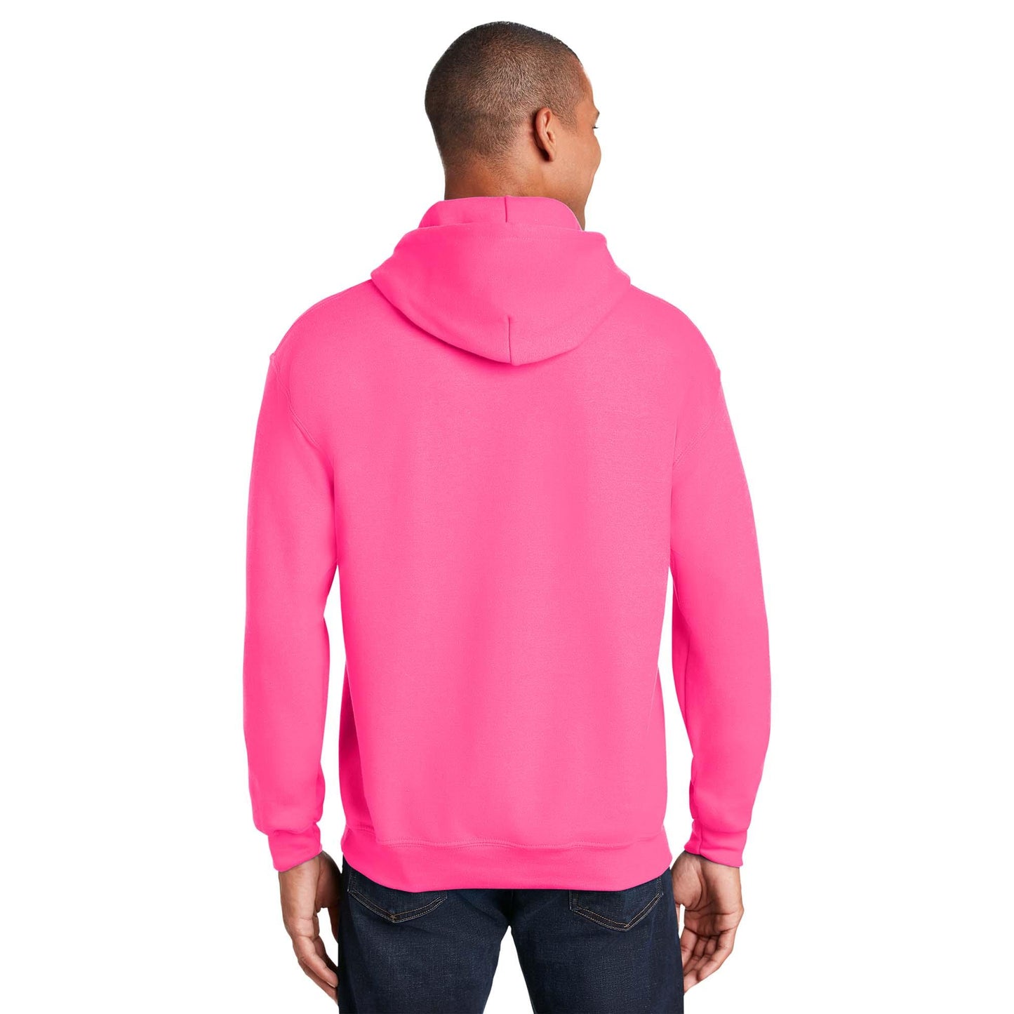 Safety Pink Sweatshirt - Gildan - Cozy Design - Warm Fabric