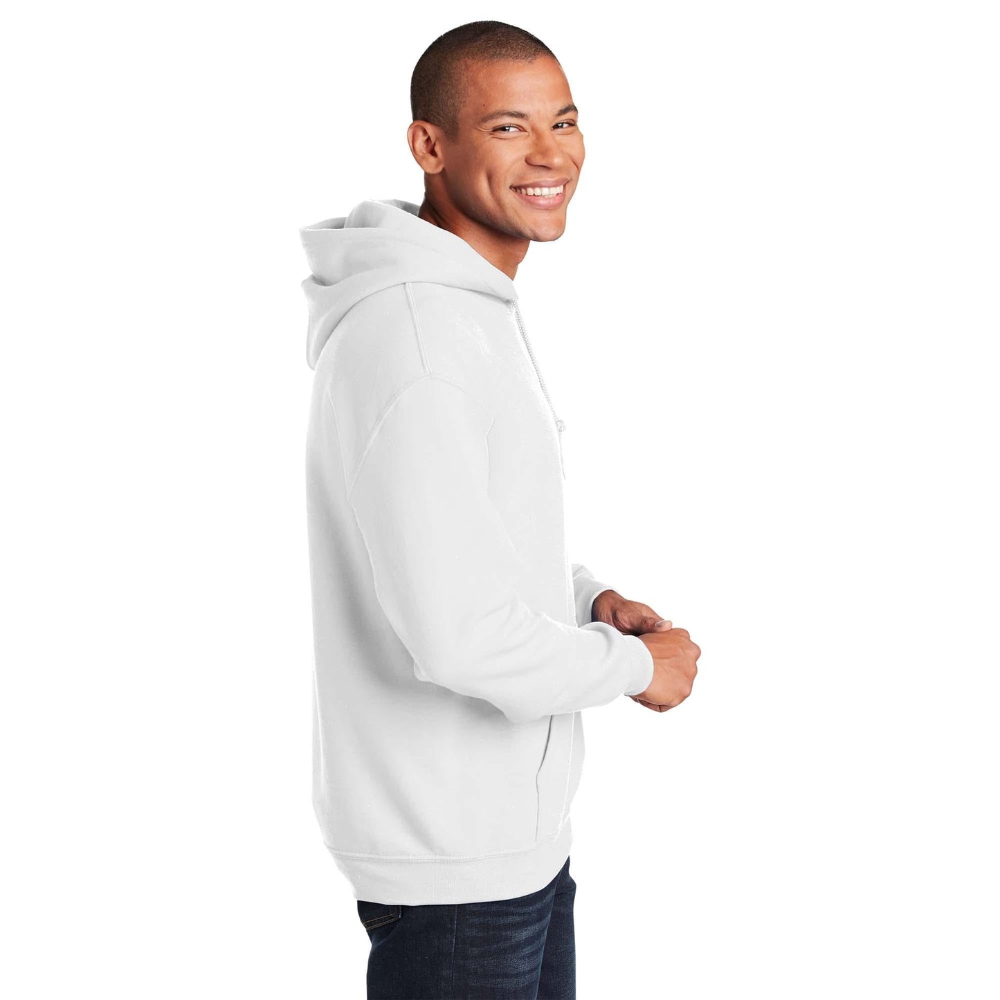 Safety Pink Sweatshirt - Gildan - Cozy Design - Warm Fabric