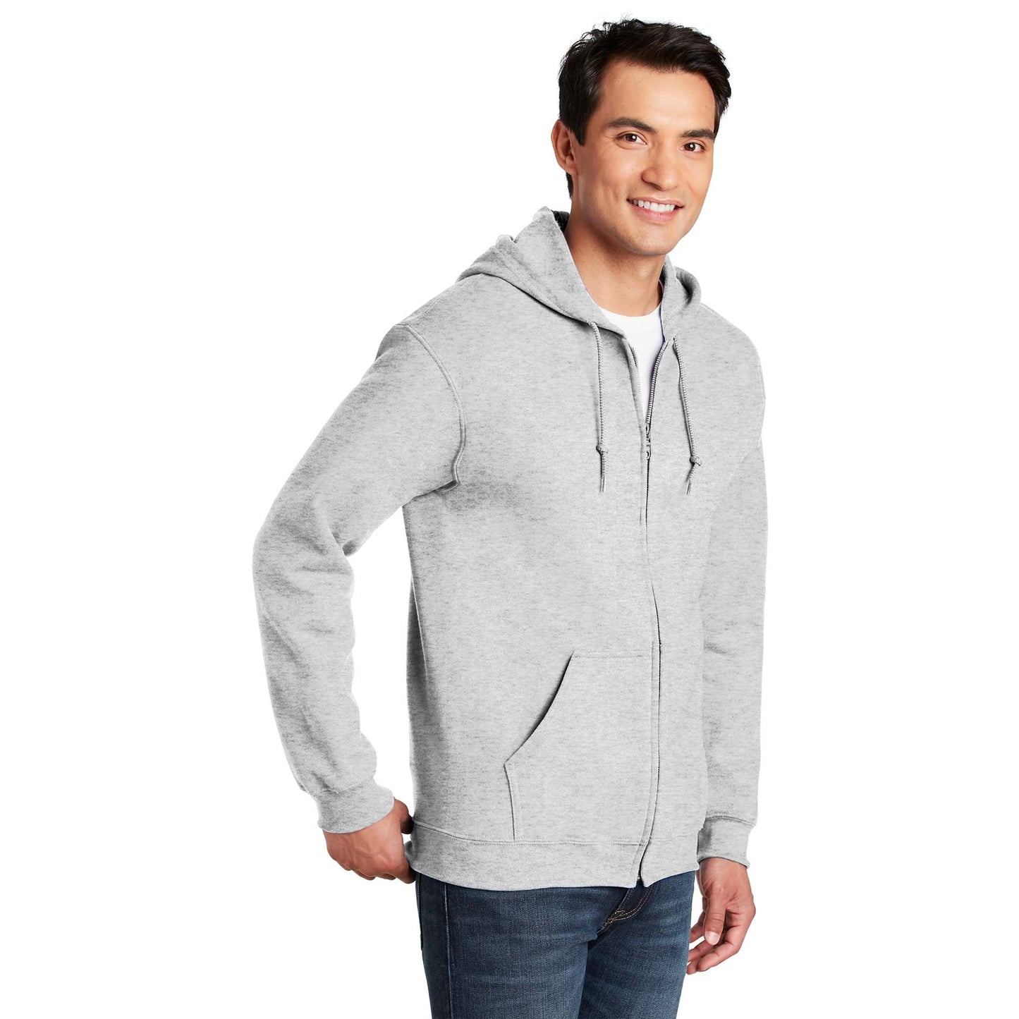 Dark Heather Grey Sweatshirt - Gildan - Cozy Material