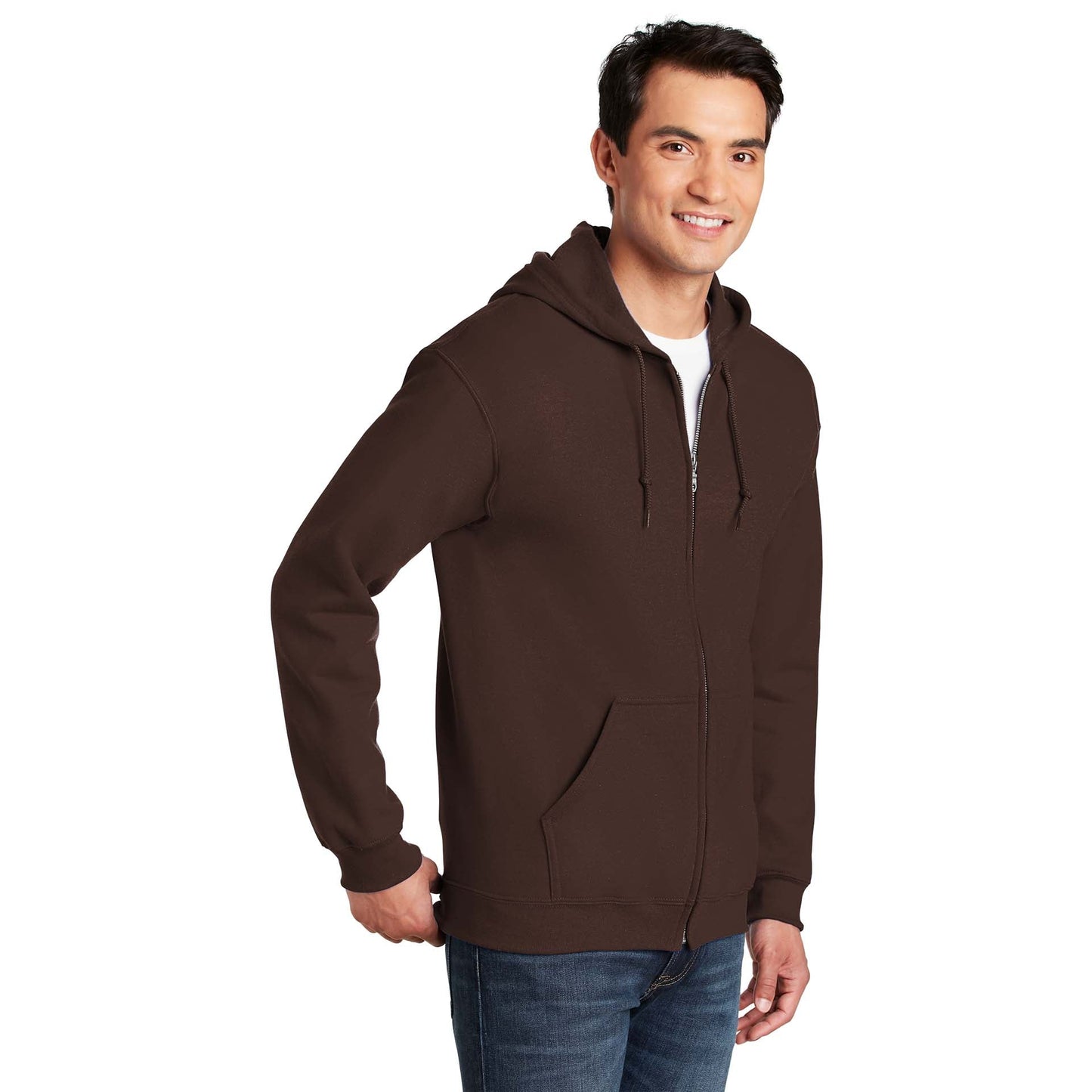 Dark Heather Grey Sweatshirt - Gildan - Cozy Material