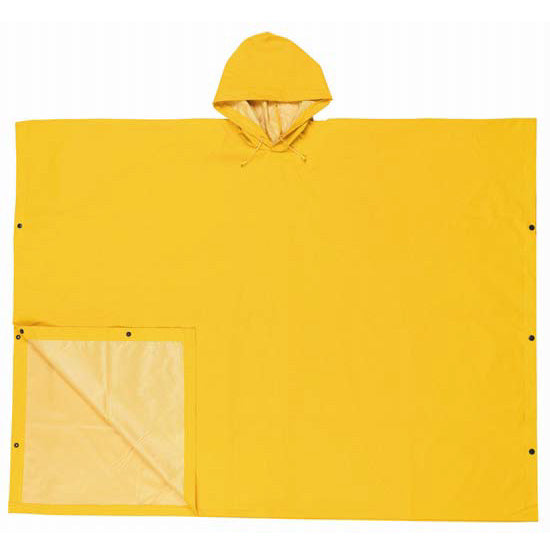 Yellow Ponchos - MCR Safety - Durable PVC Design