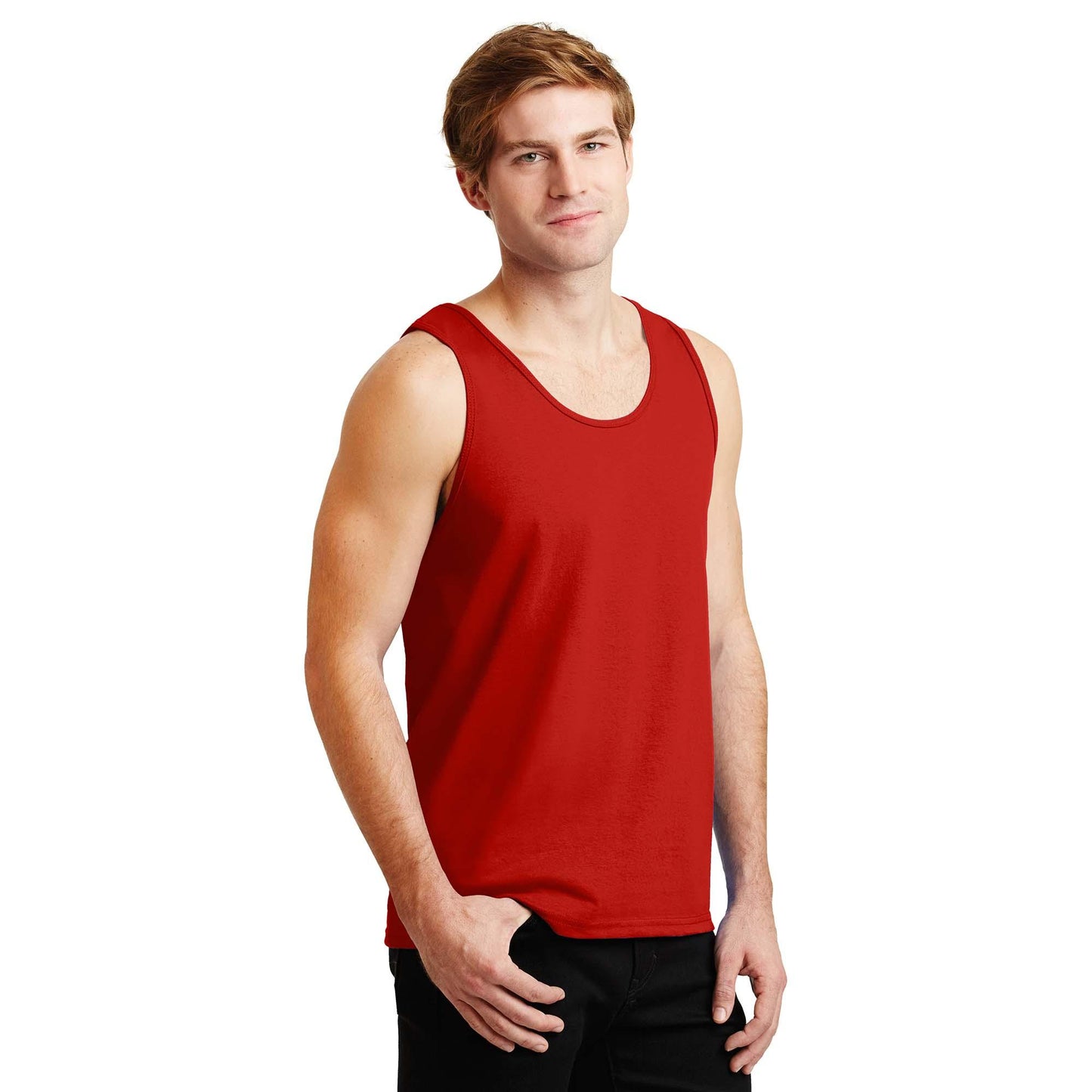 White Tank Tops - Gildan - Soft Fabric