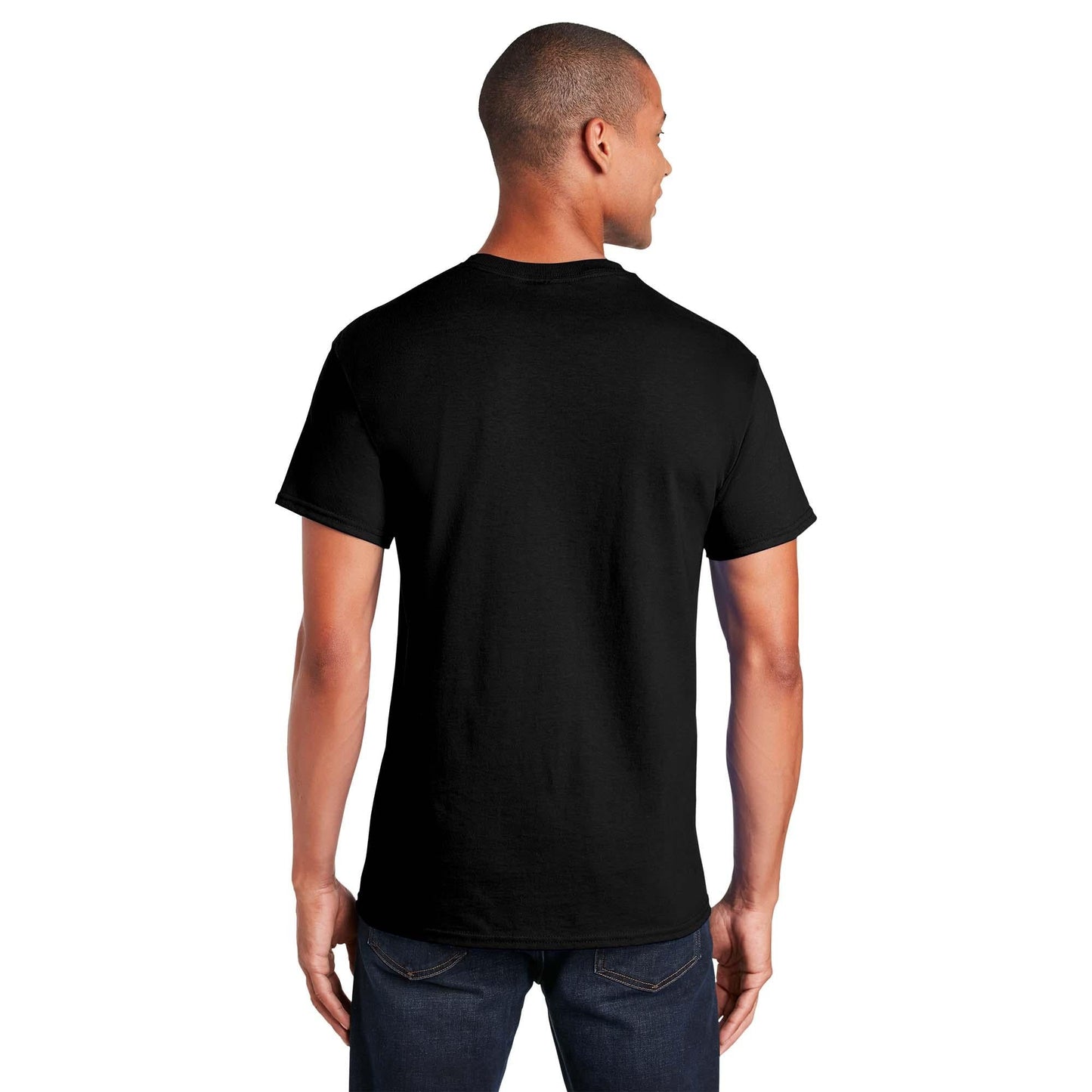 White T-Shirts - Gildan - Comfortable Cotton Pocket - Quality Wear