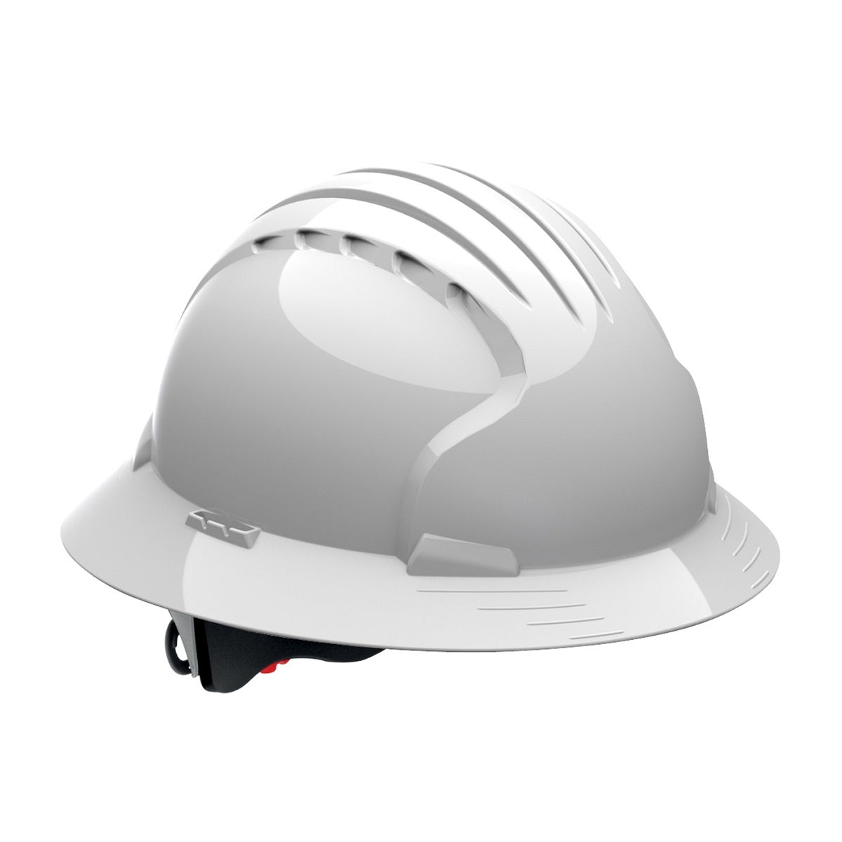 White Hard Hats - JSP - Full Brim Comfort Design