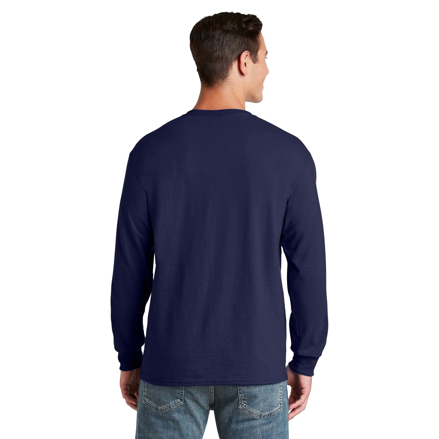 Navy T-Shirts - Jerzees - Soft Blend - Moisture Control