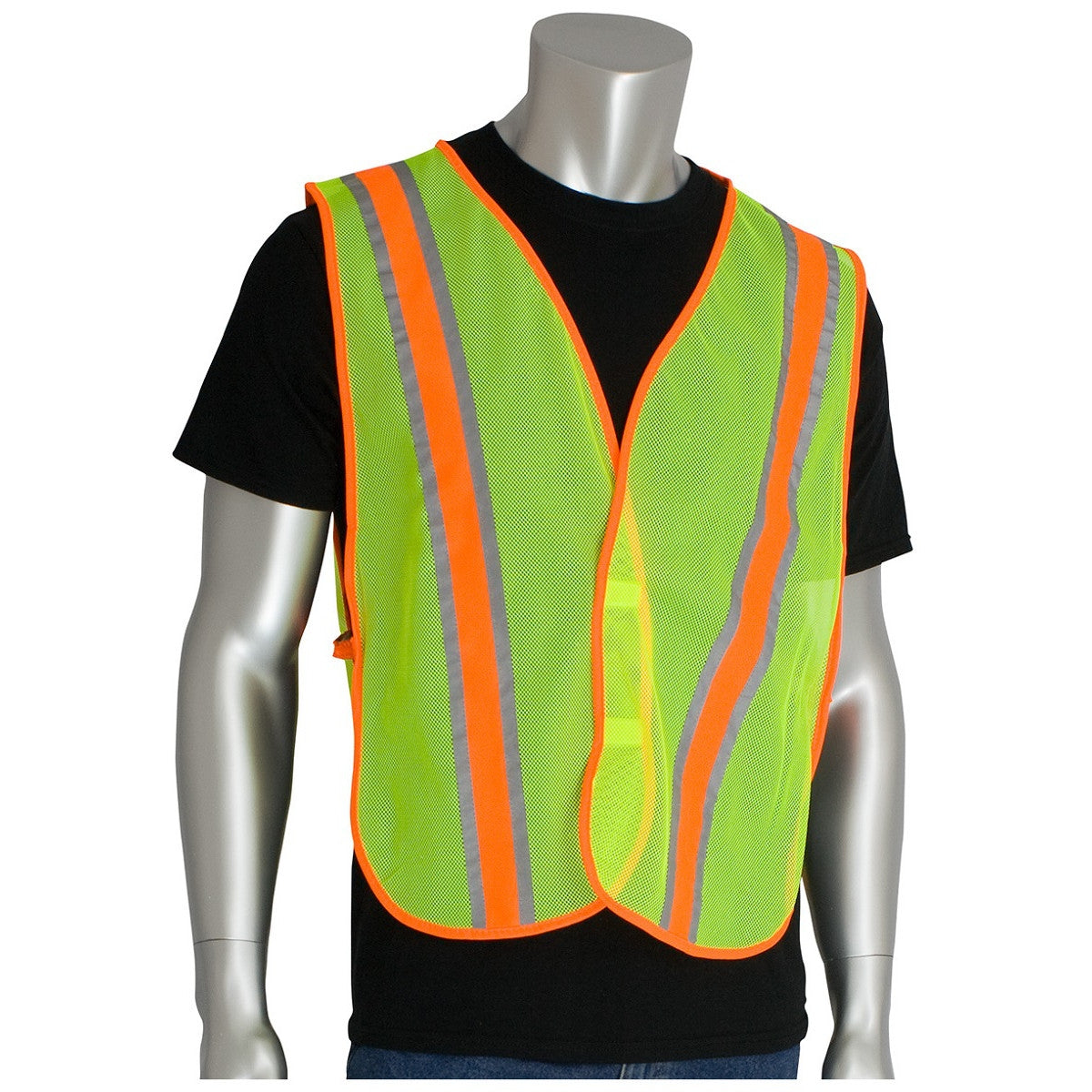 Yellow/Lime Safety Vests - PIP - Breathable Mesh