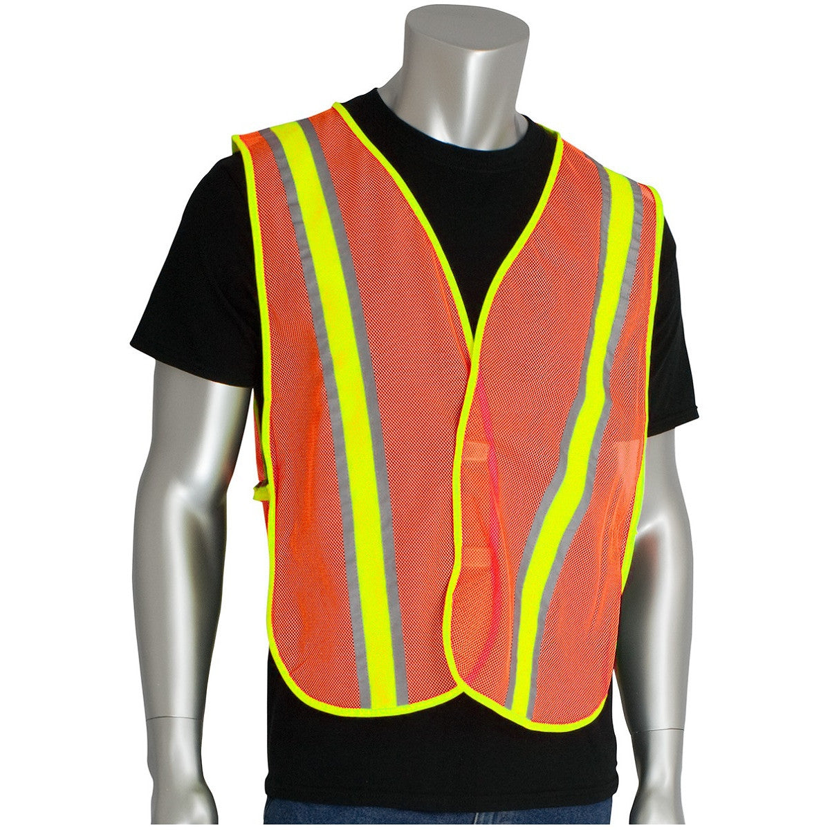Yellow/Lime Safety Vests - PIP - Breathable Mesh