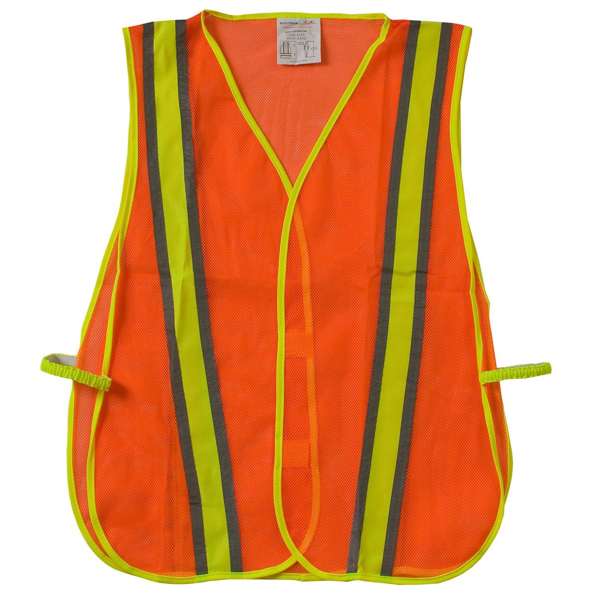 Yellow/Lime Safety Vests - PIP - Breathable Mesh