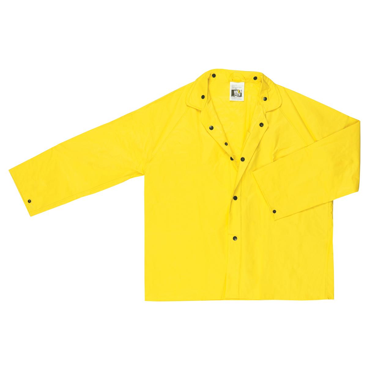 .28mm PVC/Nylon Rain Jacket - MCR Safety - Limited Flammability