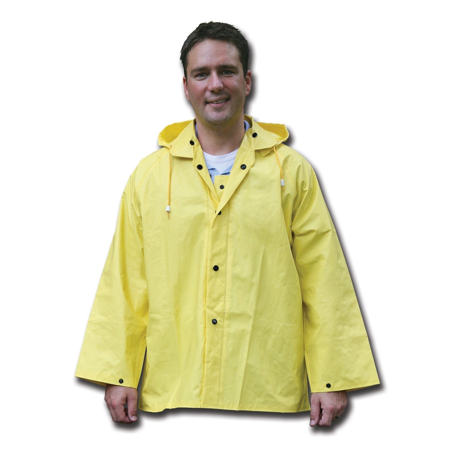 .28mm PVC/Nylon Rain Jacket - MCR Safety - Limited Flammability