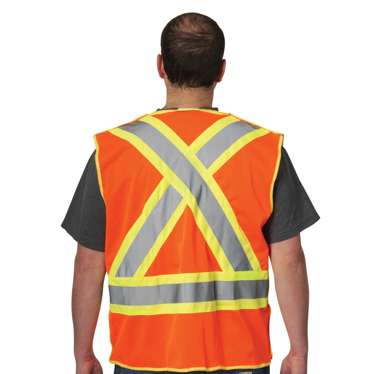 Yellow/Lime Safety Vests - PIP - Breakaway Mesh