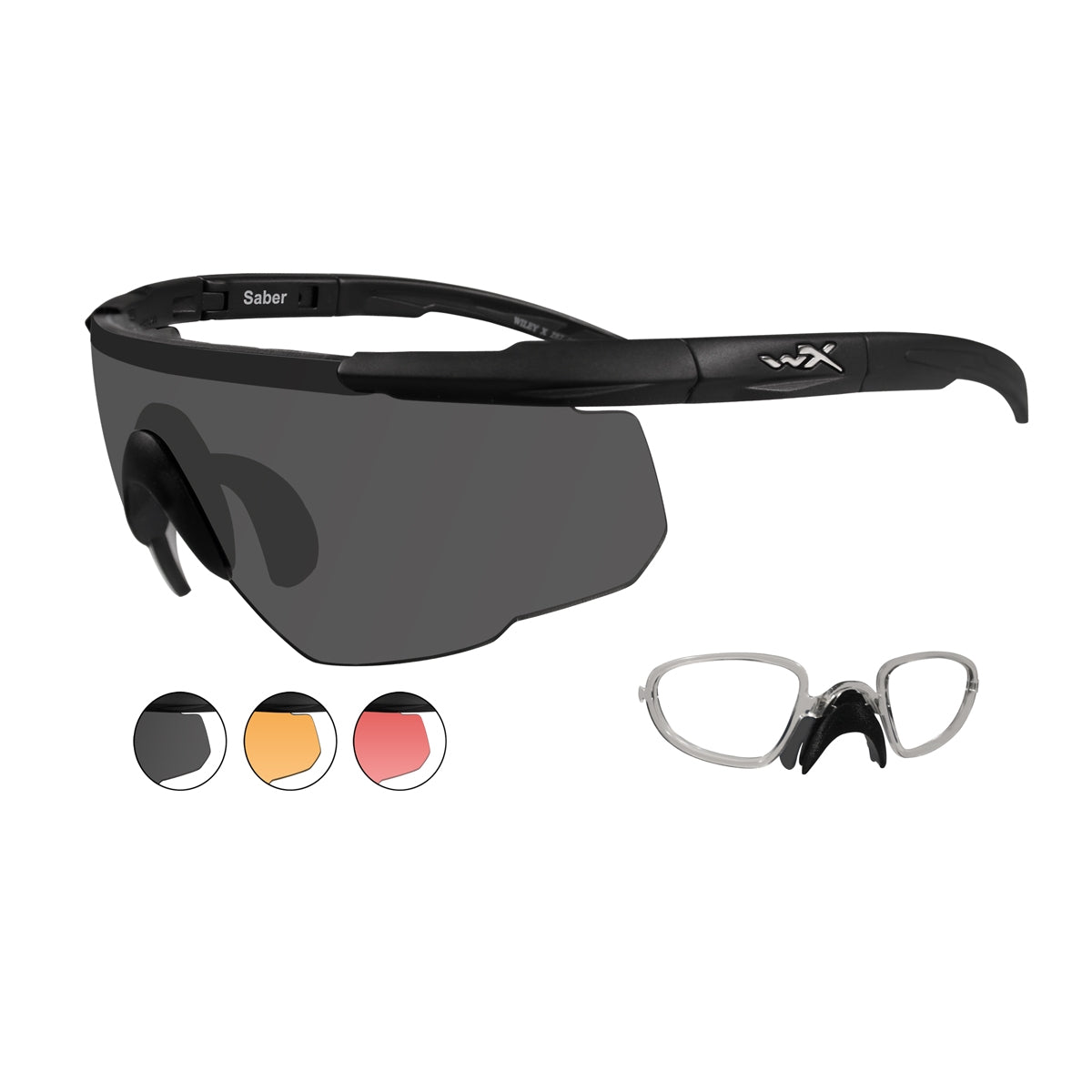 Grey Lens Glasses - Wiley X - Adjustable Temples