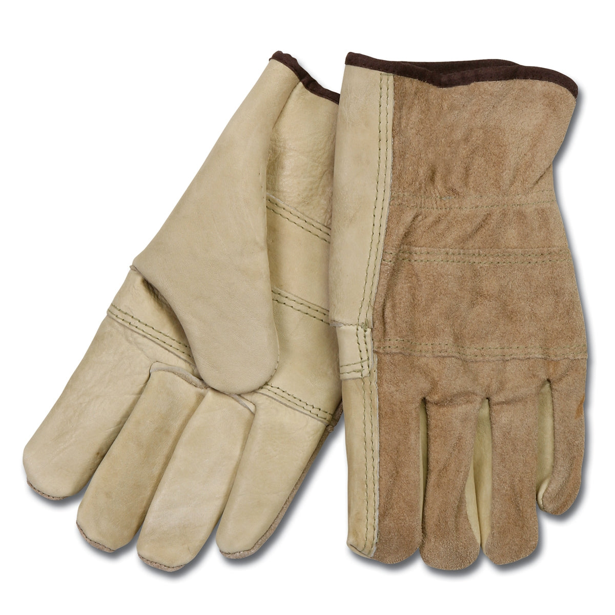 Natural Leather Gloves - MCR Safety - Durable Design