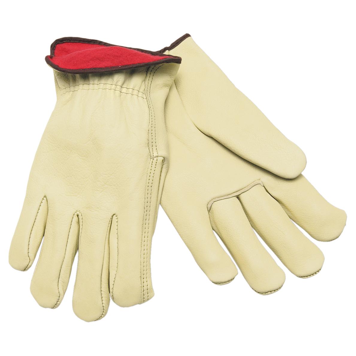 Straight Thumb Leather Gloves - MCR Safety - Durable Leather