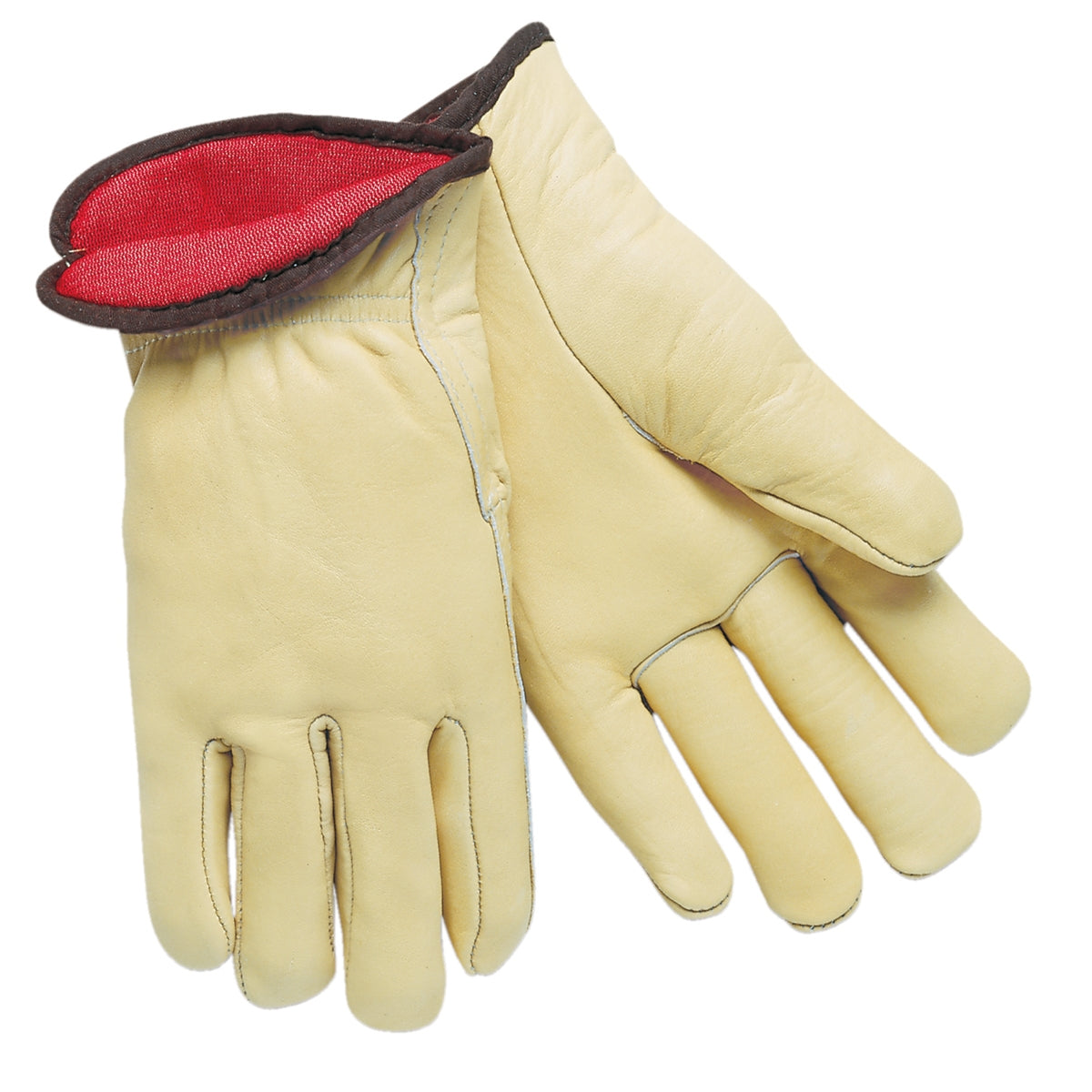 Foam Lined Leather Gloves - MCR Safety - Durable Design