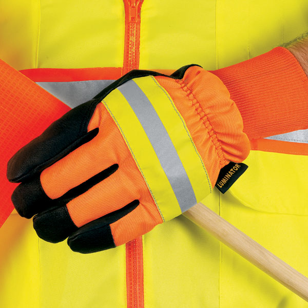 Wing Thumb Leather Gloves - MCR Safety - Waterproof Pigskin
