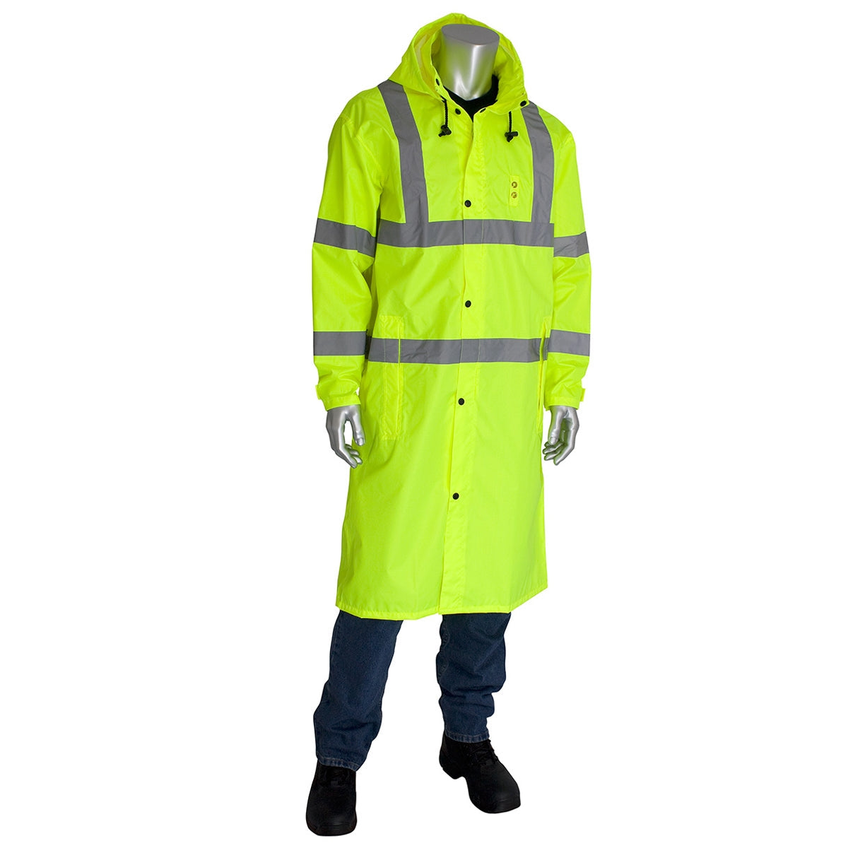 Yellow/Lime Raincoat - PIP - Waterproof Design