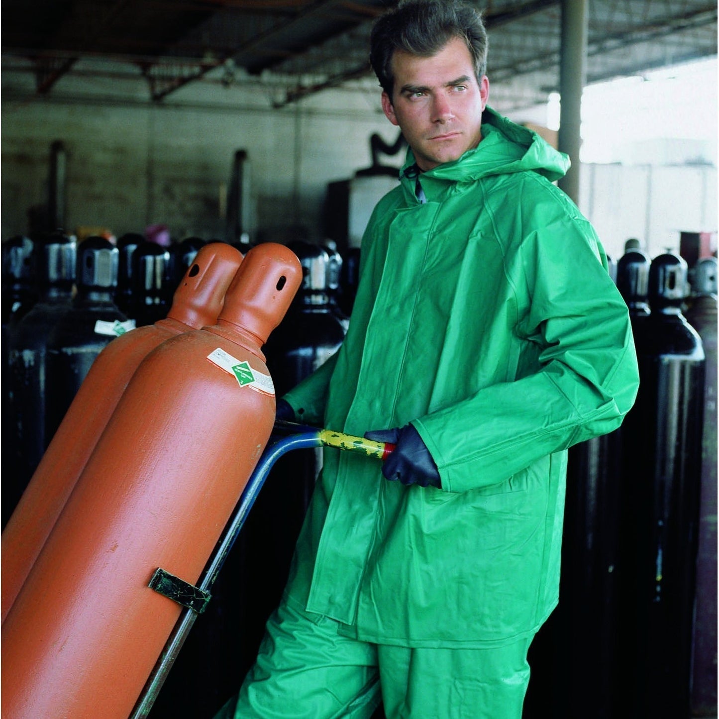 Green 2-Piece Suits - MCR Safety - Limited Flammability
