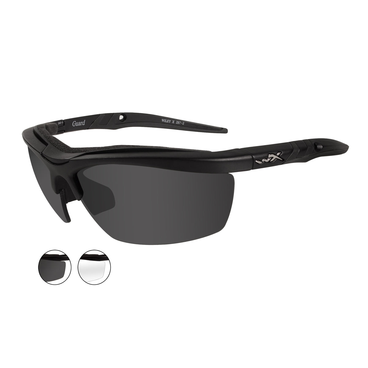 Grey & Clear Lenses Glasses - Wiley X - Interchangeable Lens