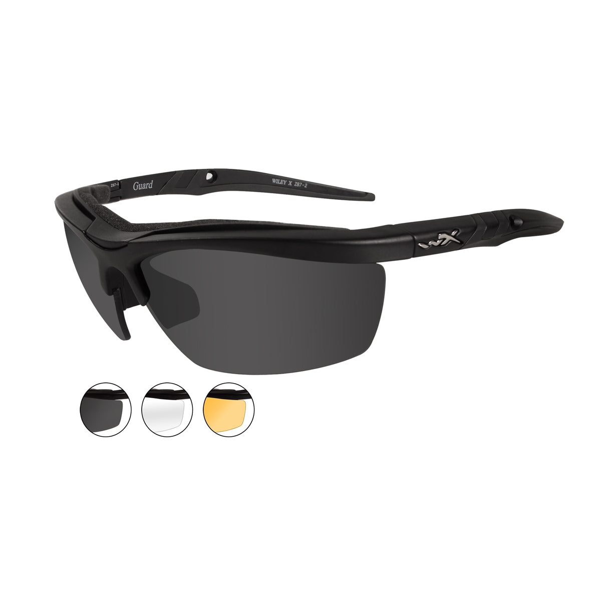 Grey & Clear Lenses Glasses - Wiley X - Interchangeable Lens