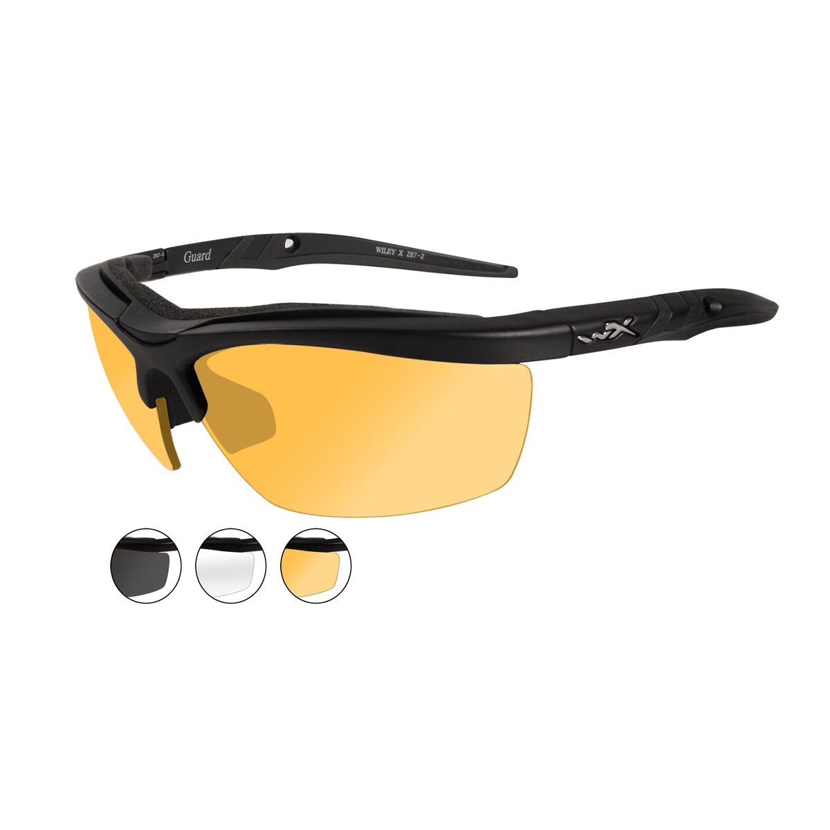 Grey & Clear Lenses Glasses - Wiley X - Interchangeable Lens