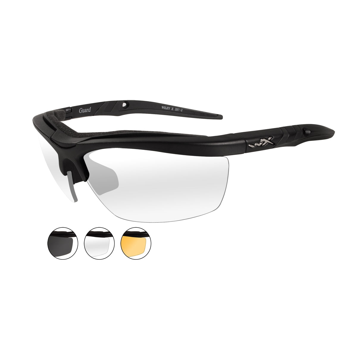 Grey & Clear Lenses Glasses - Wiley X - Interchangeable Lens