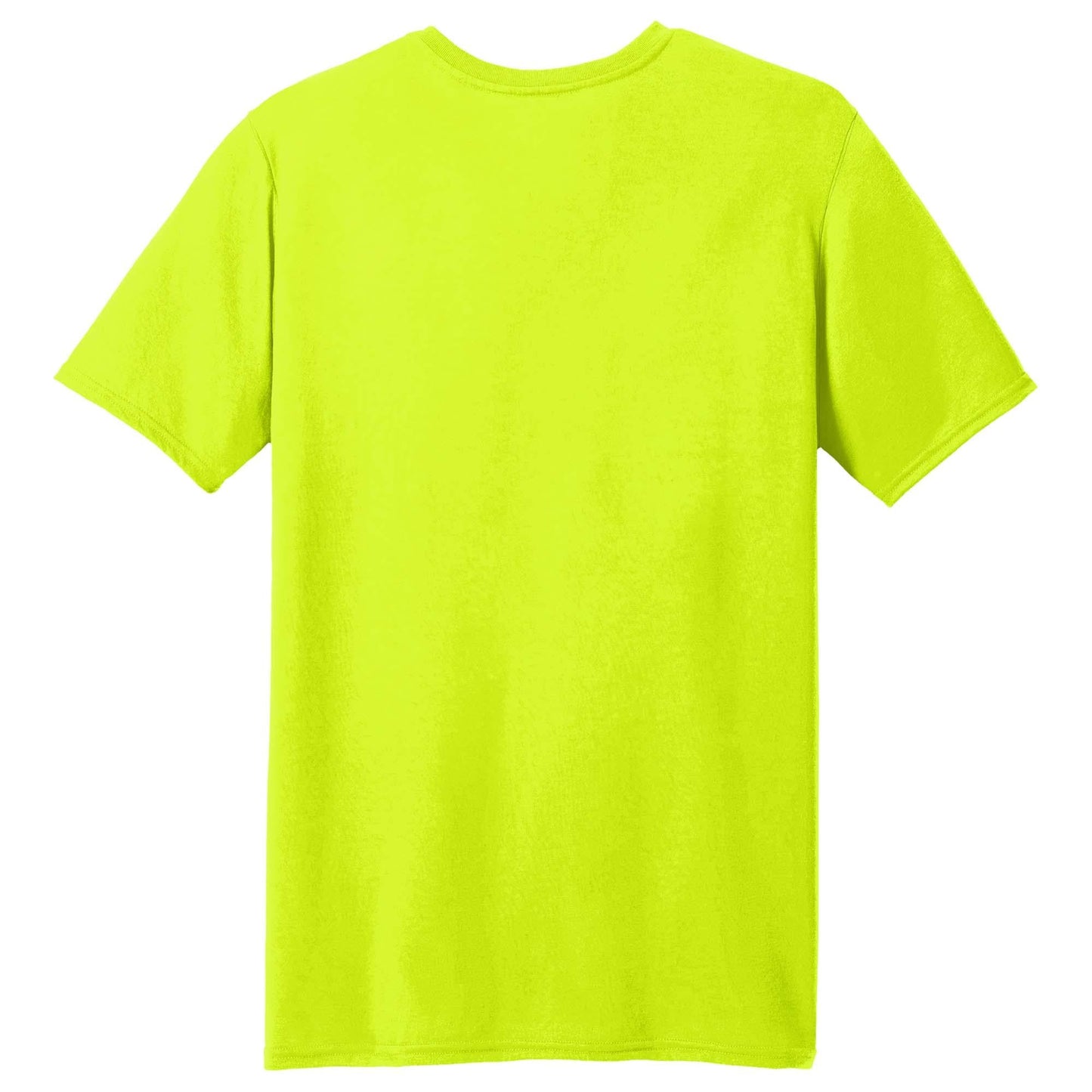 Safety Green T-Shirts - Gildan - Quick Drying