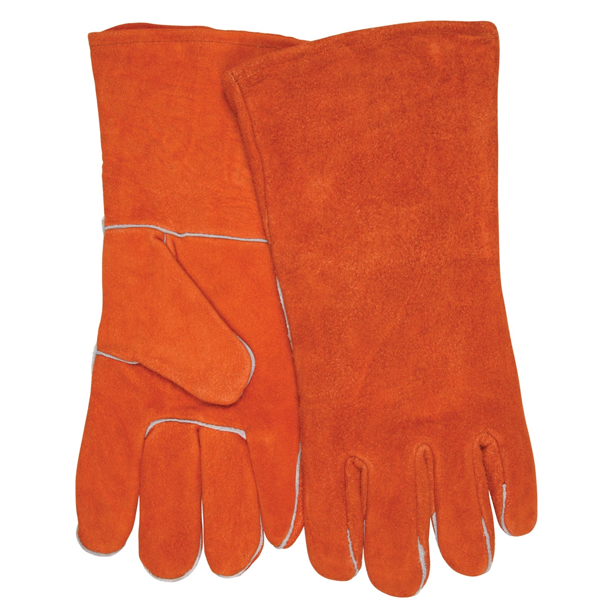 Brown Leather Gloves - MCR Safety - Comfortable Welding